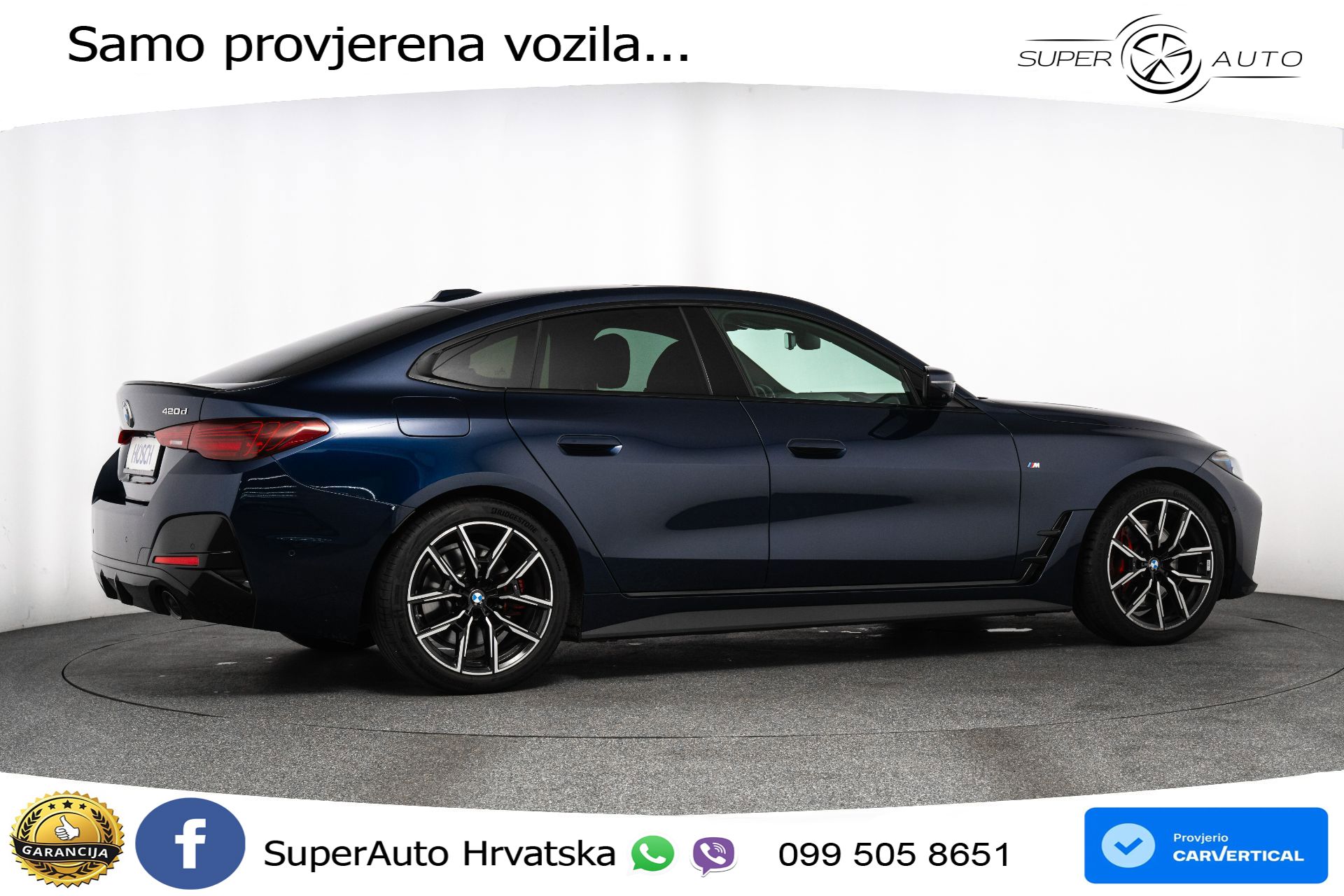 BMW 420d xDrive GC Aut. M Sport Pro 190 KS, ACC+360+GR SJED+HEAD+VIRT+NAVI