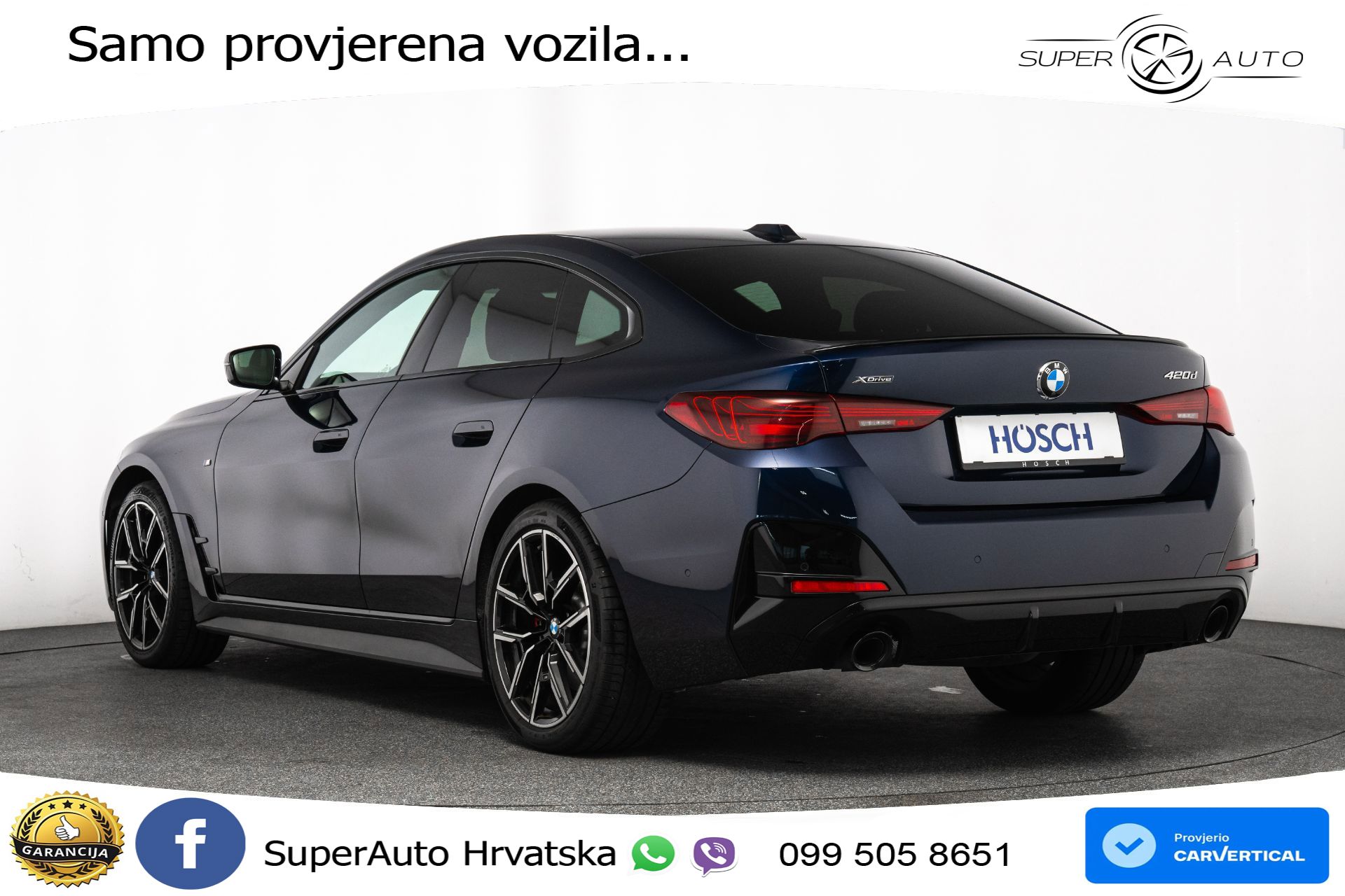 BMW 420d xDrive GC Aut. M Sport Pro 190 KS, ACC+360+GR SJED+HEAD+VIRT+NAVI