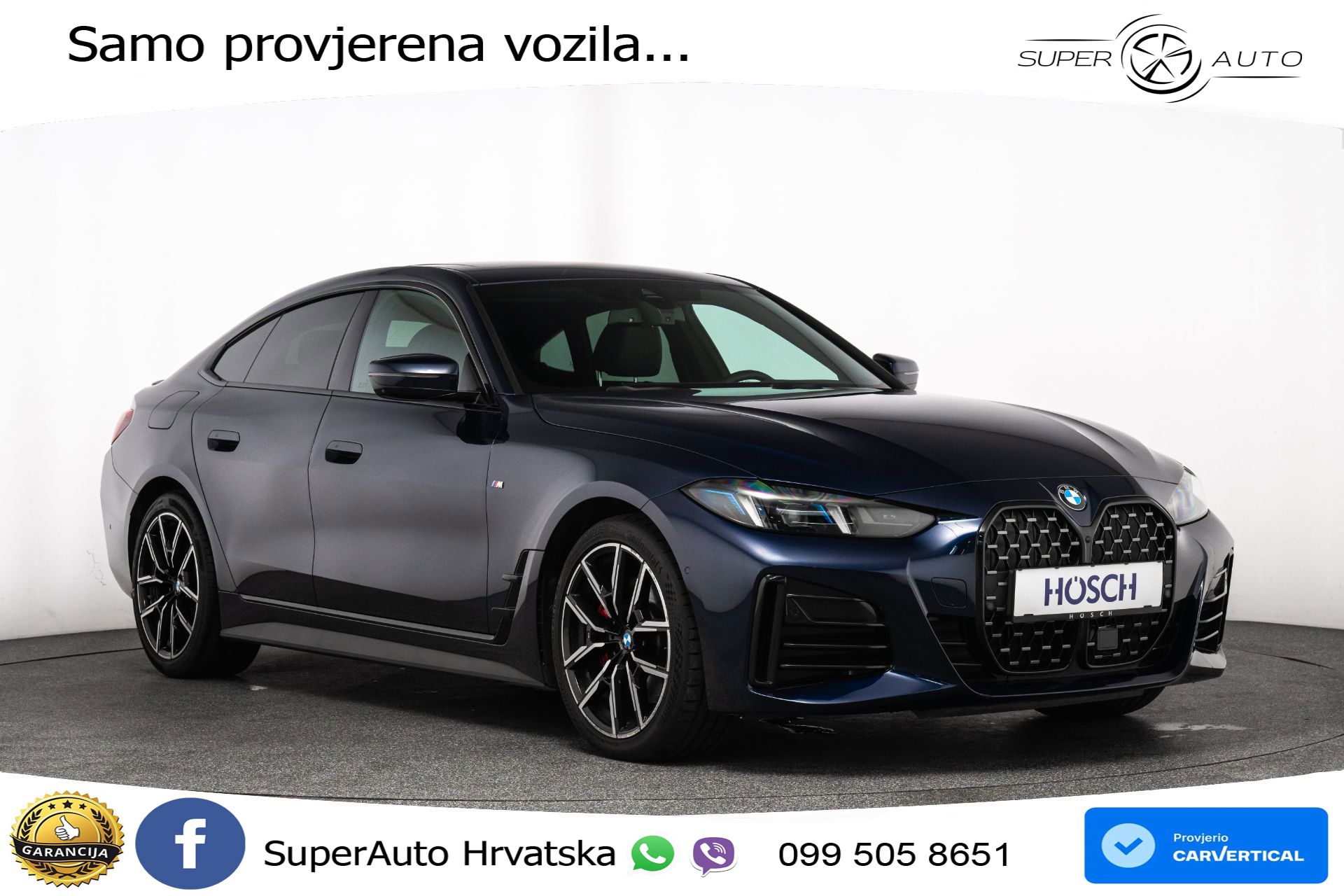 BMW 420d xDrive GC Aut. M Sport Pro 190 KS, ACC+360+GR SJED+HEAD+VIRT+NAVI