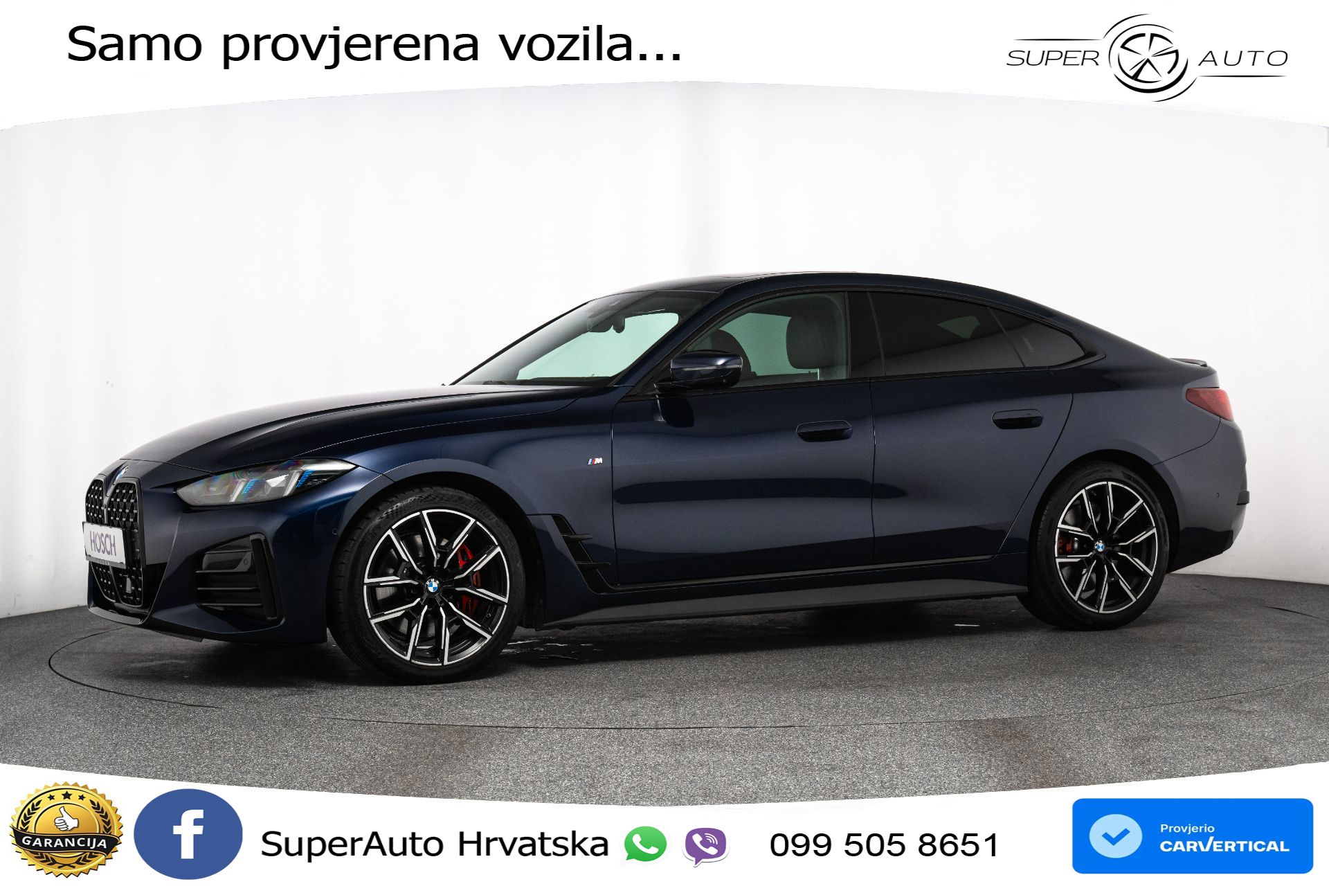 BMW 420d xDrive GC Aut. M Sport Pro 190 KS, ACC+360+GR SJED+HEAD+VIRT+NAVI