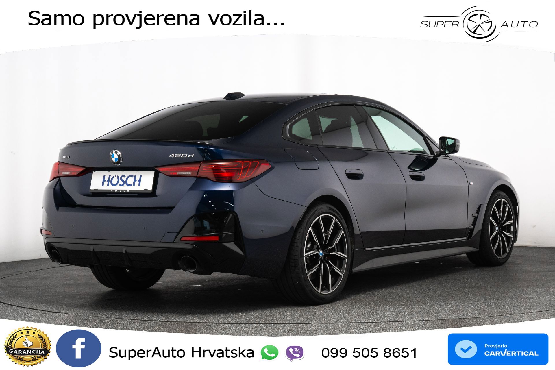 BMW 420d xDrive GC Aut. M Sport Pro 190 KS, ACC+360+GR SJED+HEAD+VIRT+NAVI