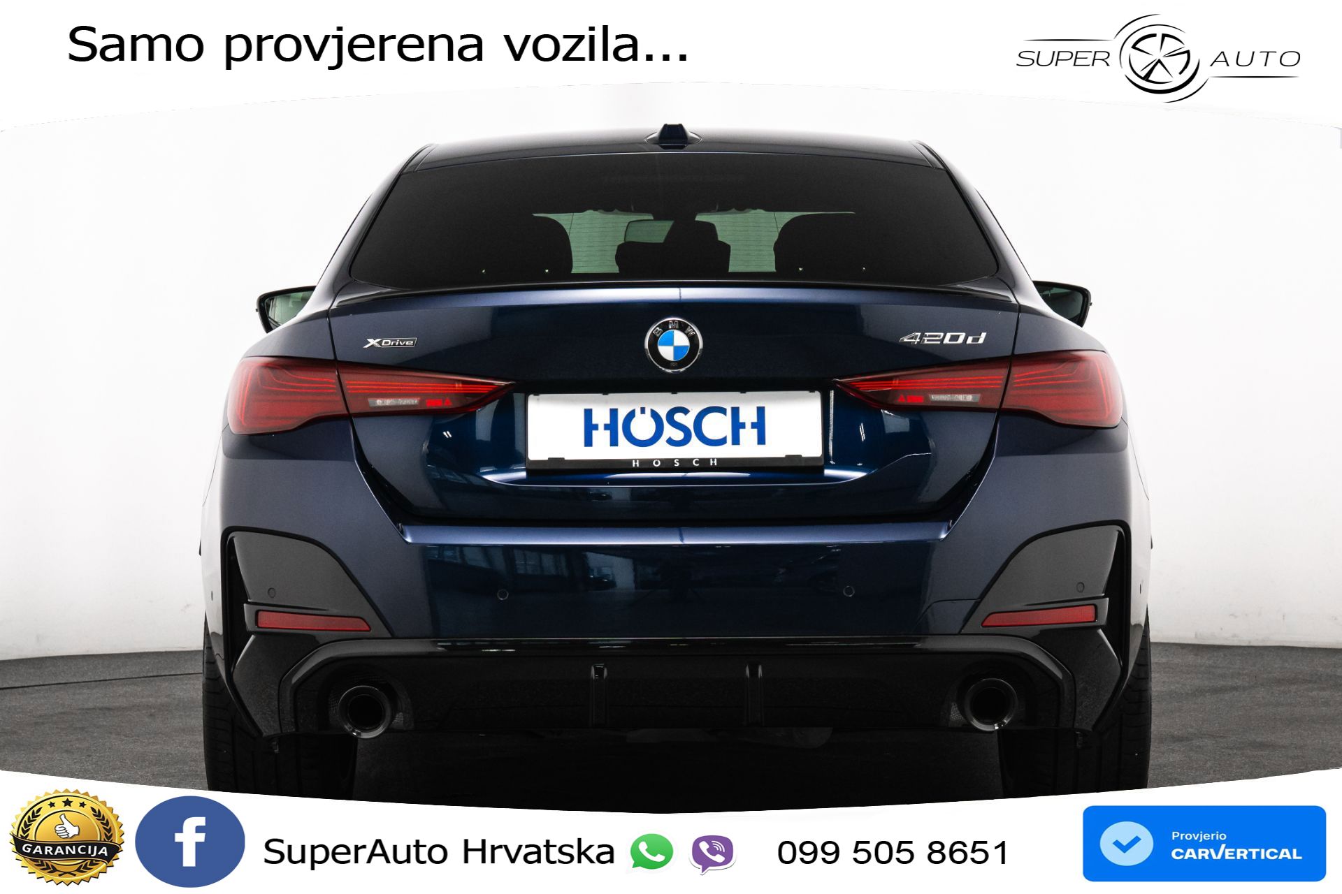 BMW 420d xDrive GC Aut. M Sport Pro 190 KS, ACC+360+GR SJED+HEAD+VIRT+NAVI