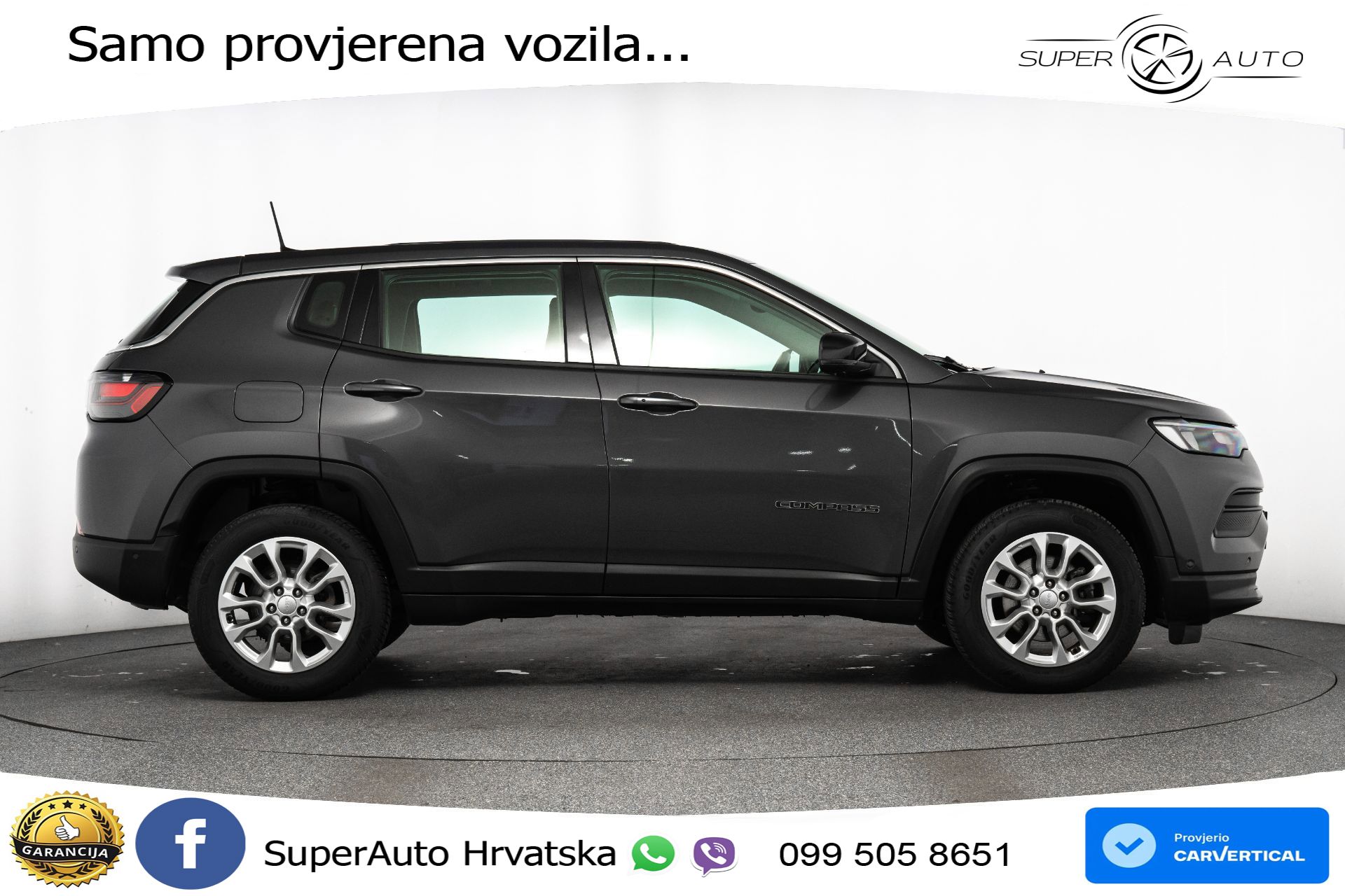 Jeep Compass 1.5 GSE Aut. 130 KS, LED+ACC+GR SJED+KAM+VIRT+PDC
