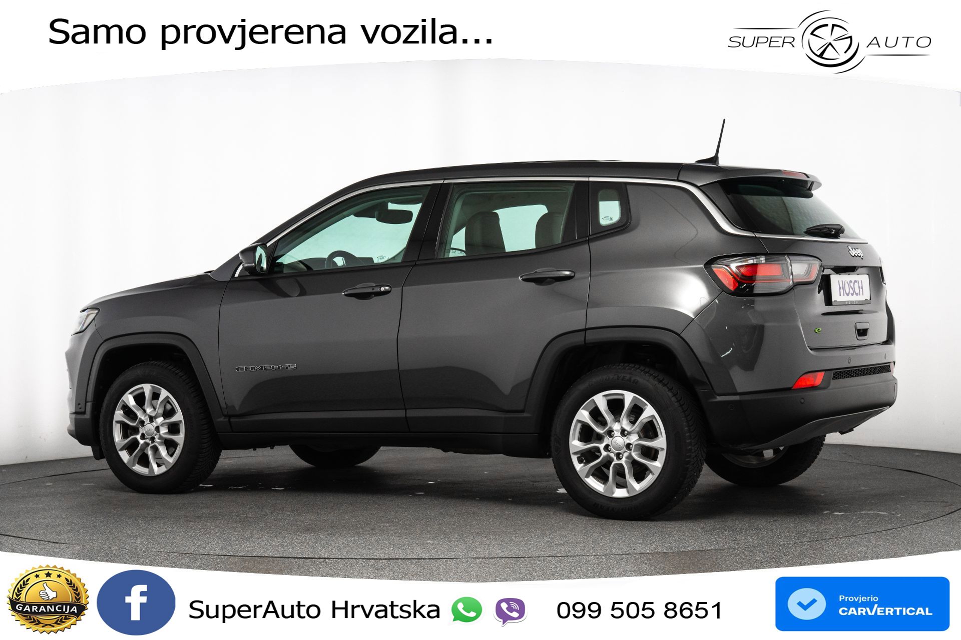 Jeep Compass 1.5 GSE Aut. 130 KS, LED+ACC+GR SJED+KAM+VIRT+PDC
