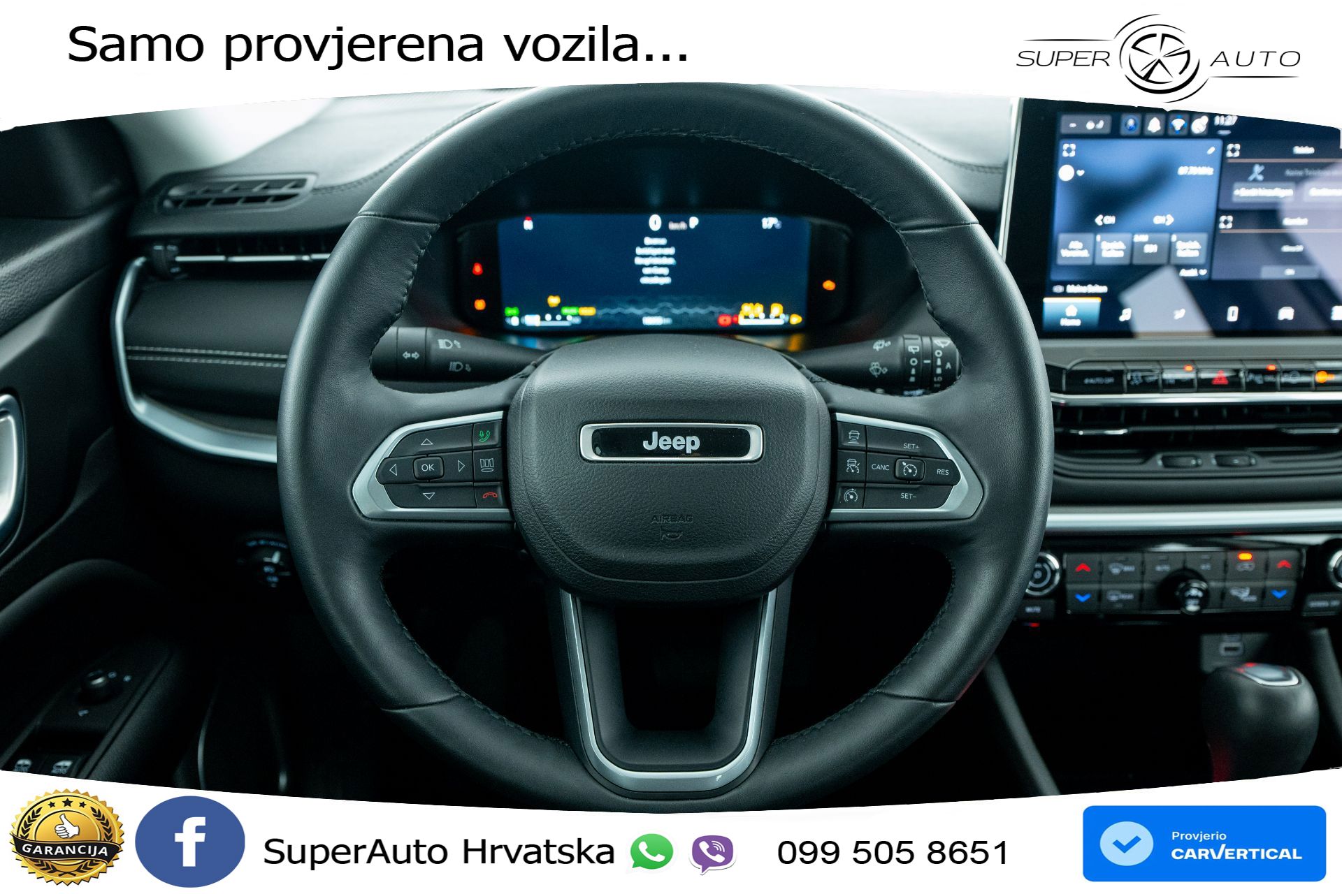 Jeep Compass 1.5 GSE Aut. 130 KS, LED+ACC+GR SJED+KAM+VIRT+PDC