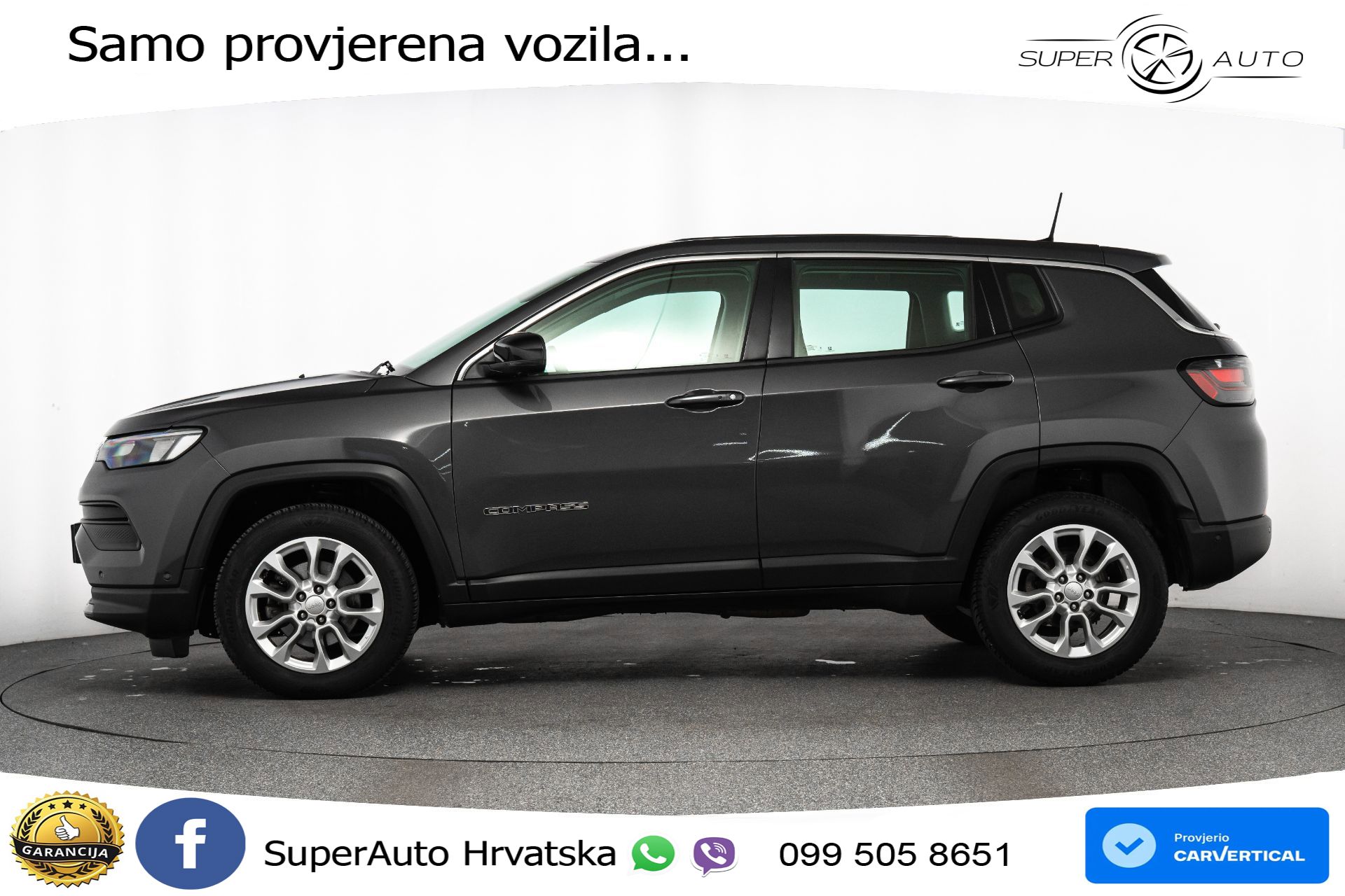 Jeep Compass 1.5 GSE Aut. 130 KS, LED+ACC+GR SJED+KAM+VIRT+PDC