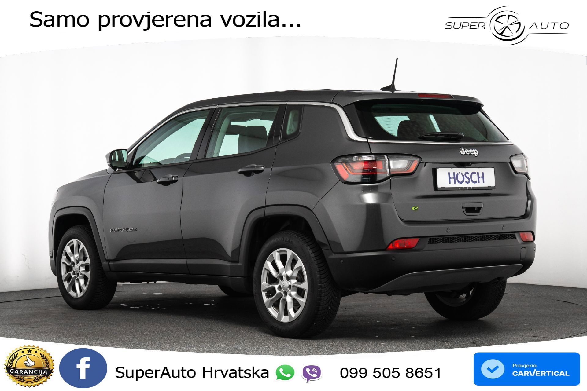 Jeep Compass 1.5 GSE Aut. 130 KS, LED+ACC+GR SJED+KAM+VIRT+PDC