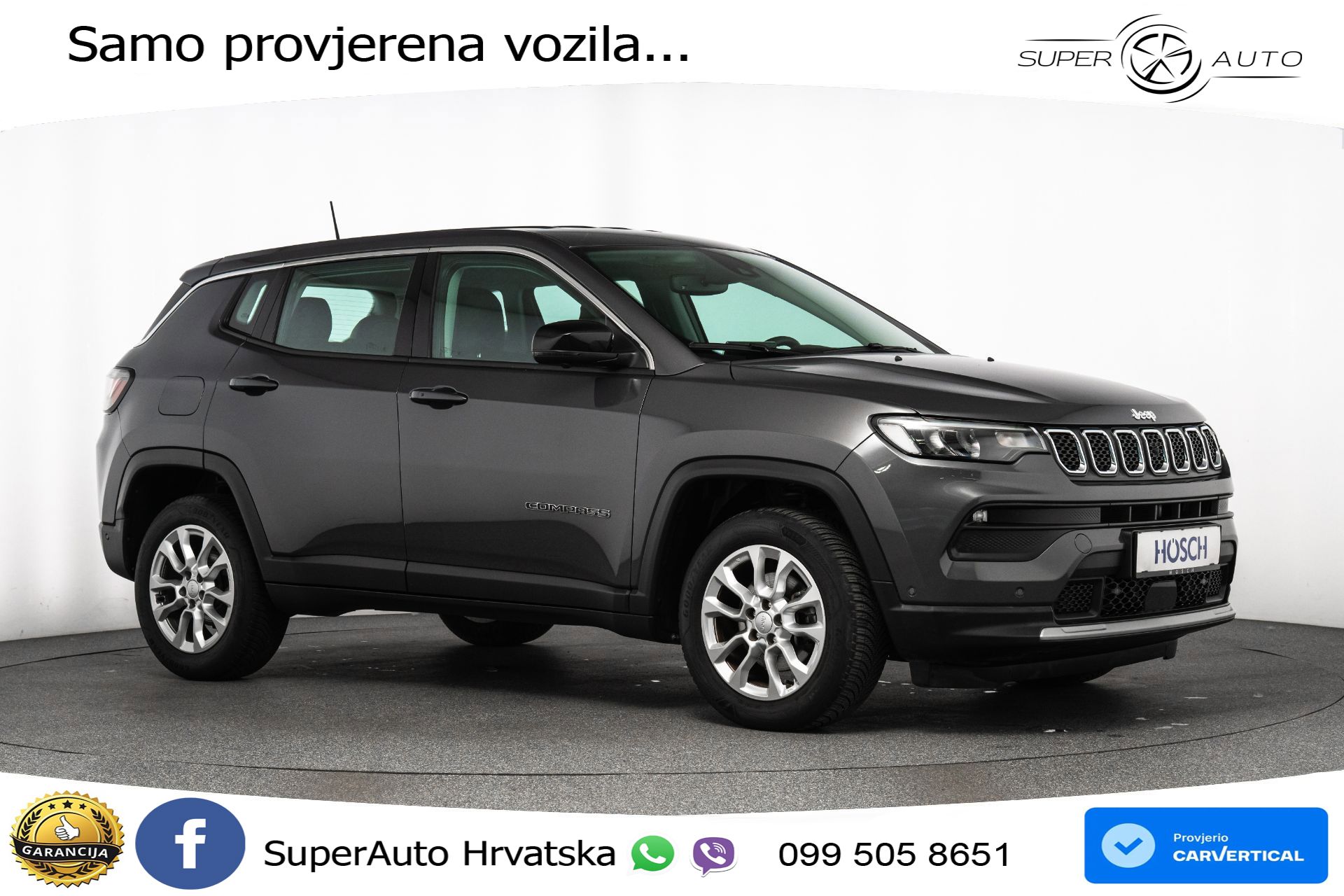 Jeep Compass 1.5 GSE Aut. 130 KS, LED+ACC+GR SJED+KAM+VIRT+PDC
