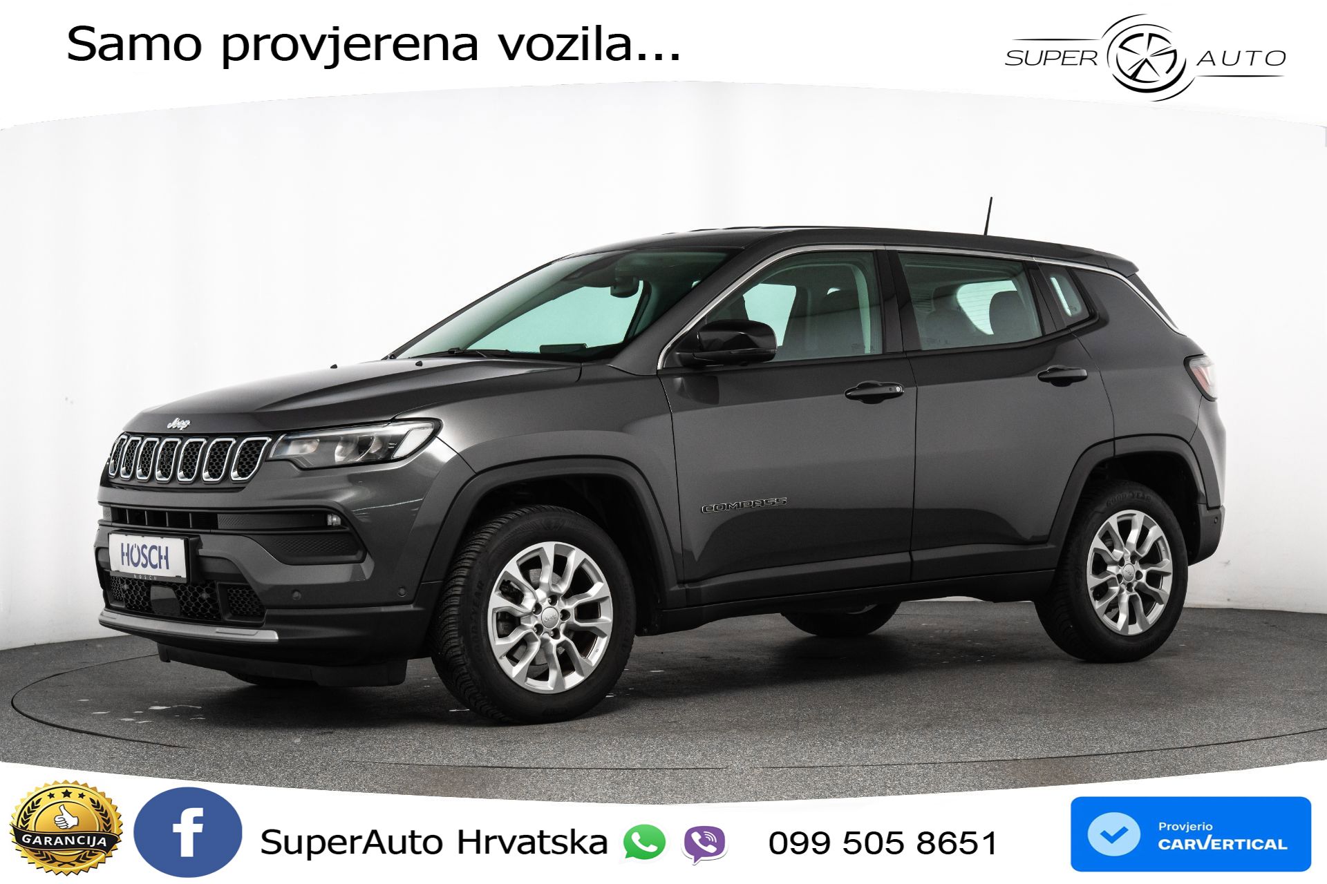 Jeep Compass 1.5 GSE Aut. 130 KS, LED+ACC+GR SJED+KAM+VIRT+PDC