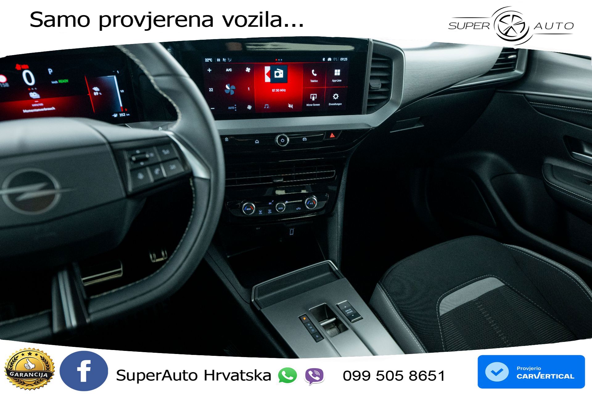 Opel Mokka-E 54 kWh Ultimate 136 KS, LED+KLIMA+KAM+PDC+VIRT