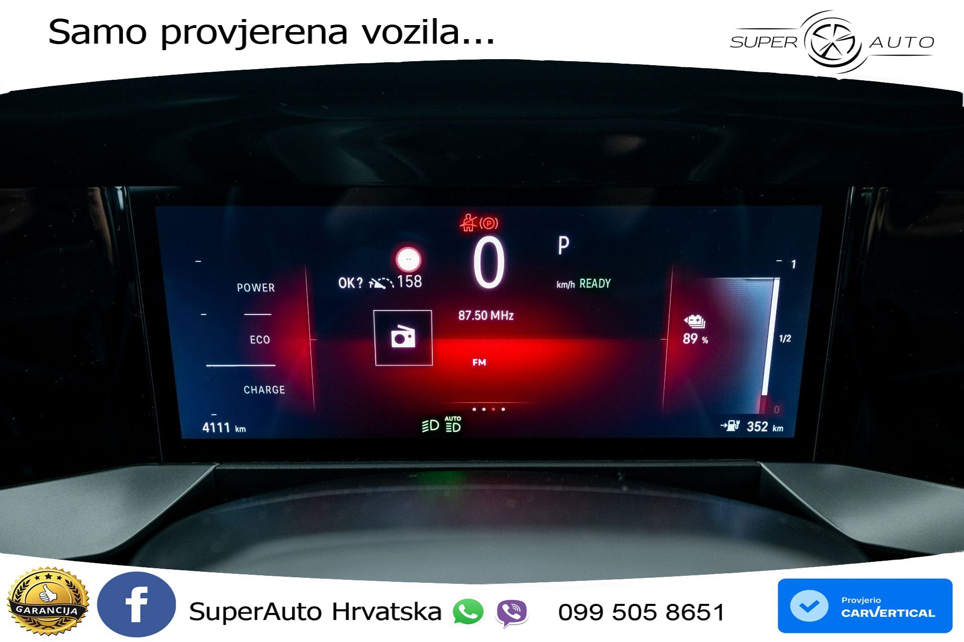 Opel Mokka-E 54 kWh Ultimate 136 KS, LED+KLIMA+KAM+PDC+VIRT