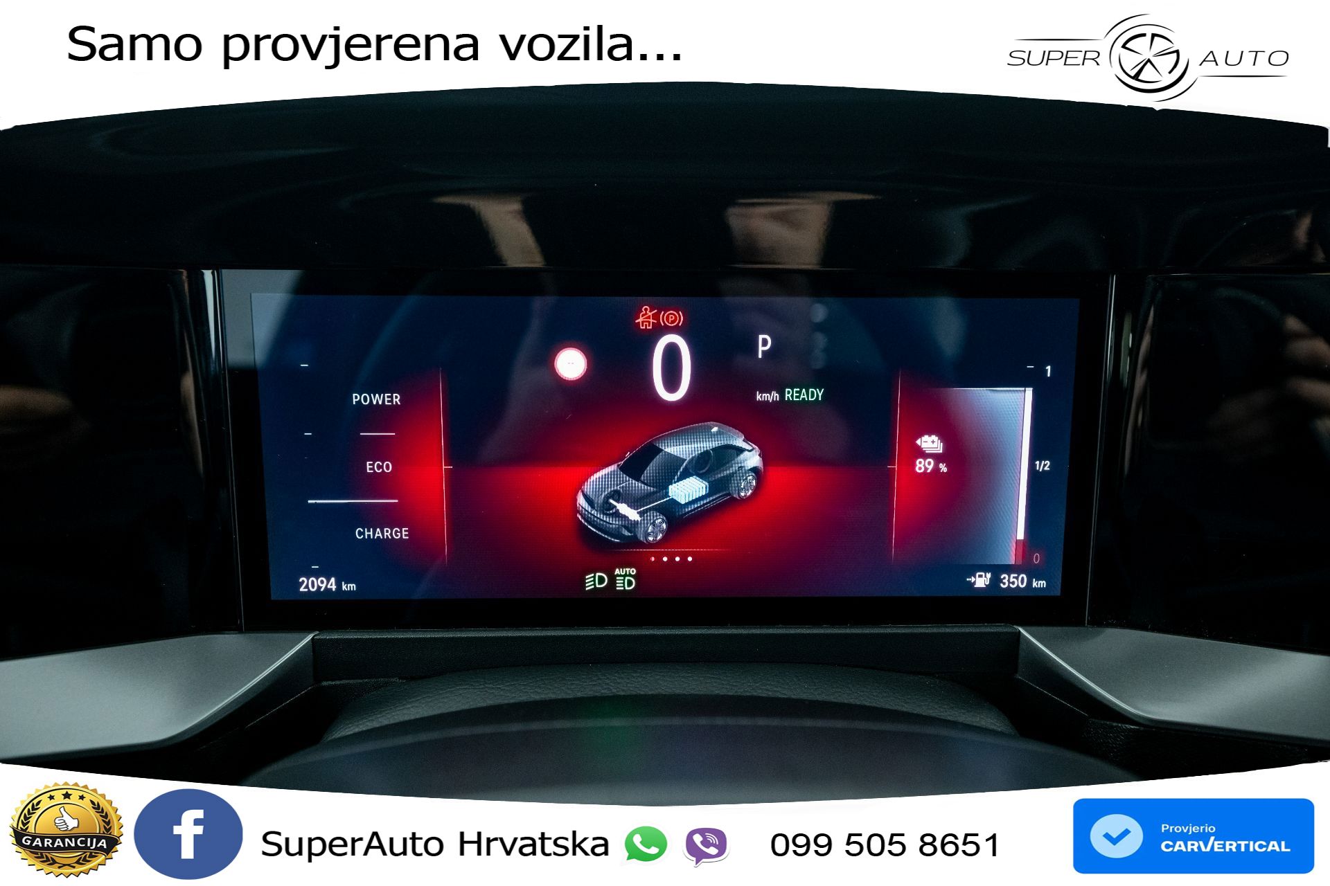 Opel Mokka-E 54 kWh Ultimate 156 KS, LED+KLIMA+KAM+VIRT+PDC