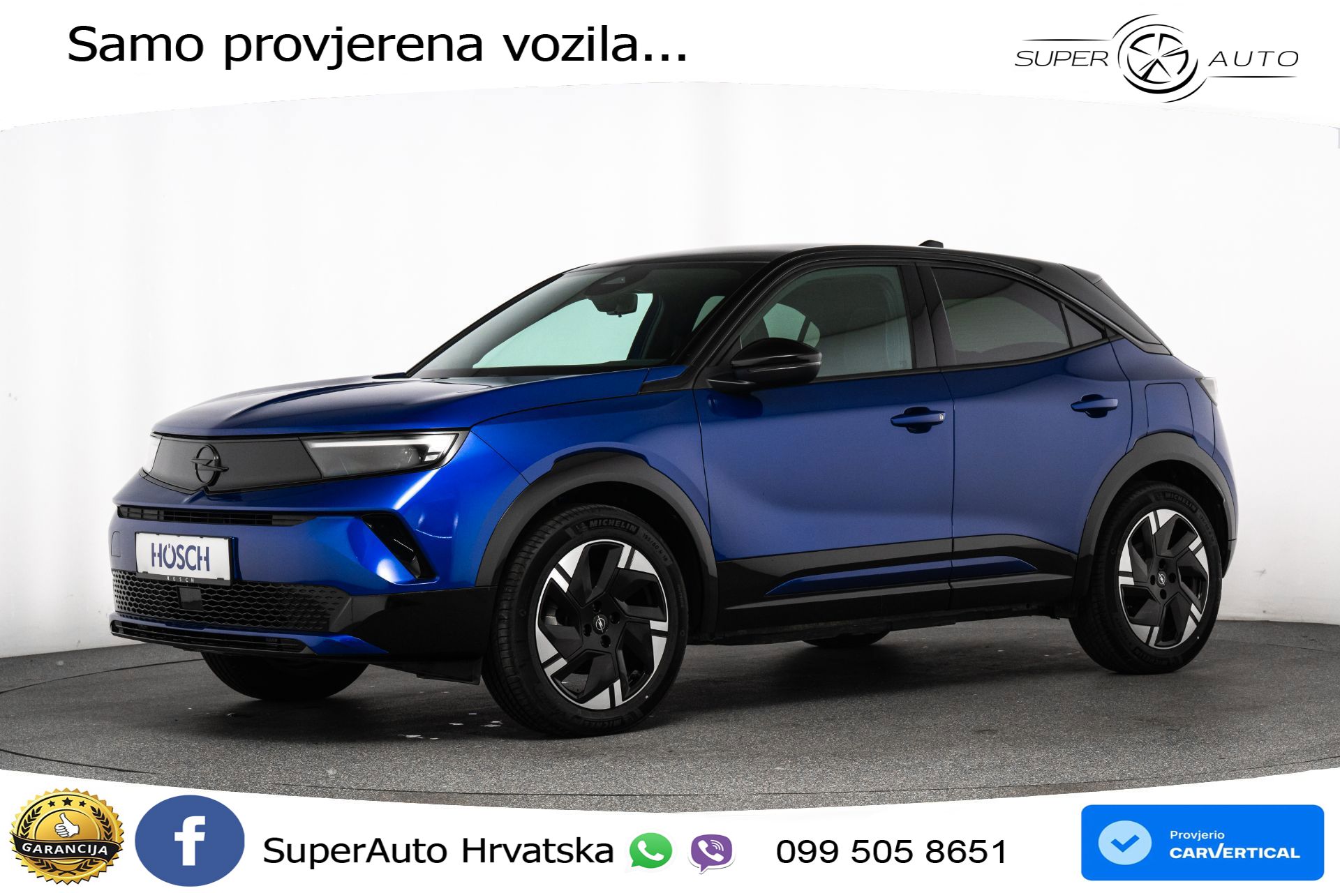 Opel Mokka-E 54 kWh Ultimate 156 KS, LED+KLIMA+KAM+VIRT+PDC