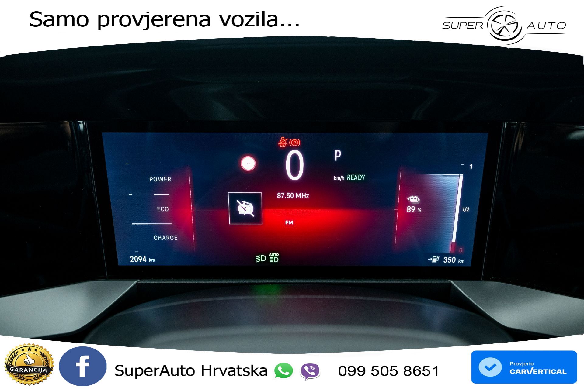 Opel Mokka-E 54 kWh Ultimate 156 KS, LED+KLIMA+KAM+VIRT+PDC