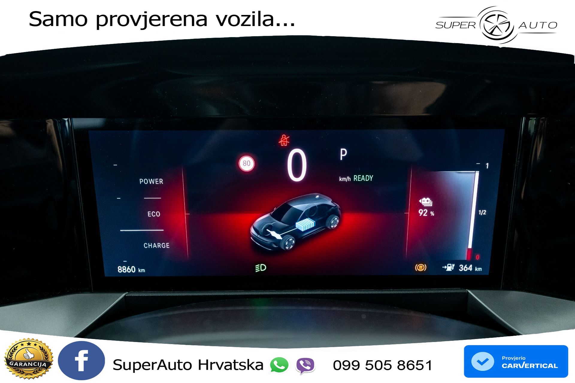 Opel Mokka-E 54 kWh Ultimate 136 KS, LED+KLIMA+KAM+VIRT+PDC