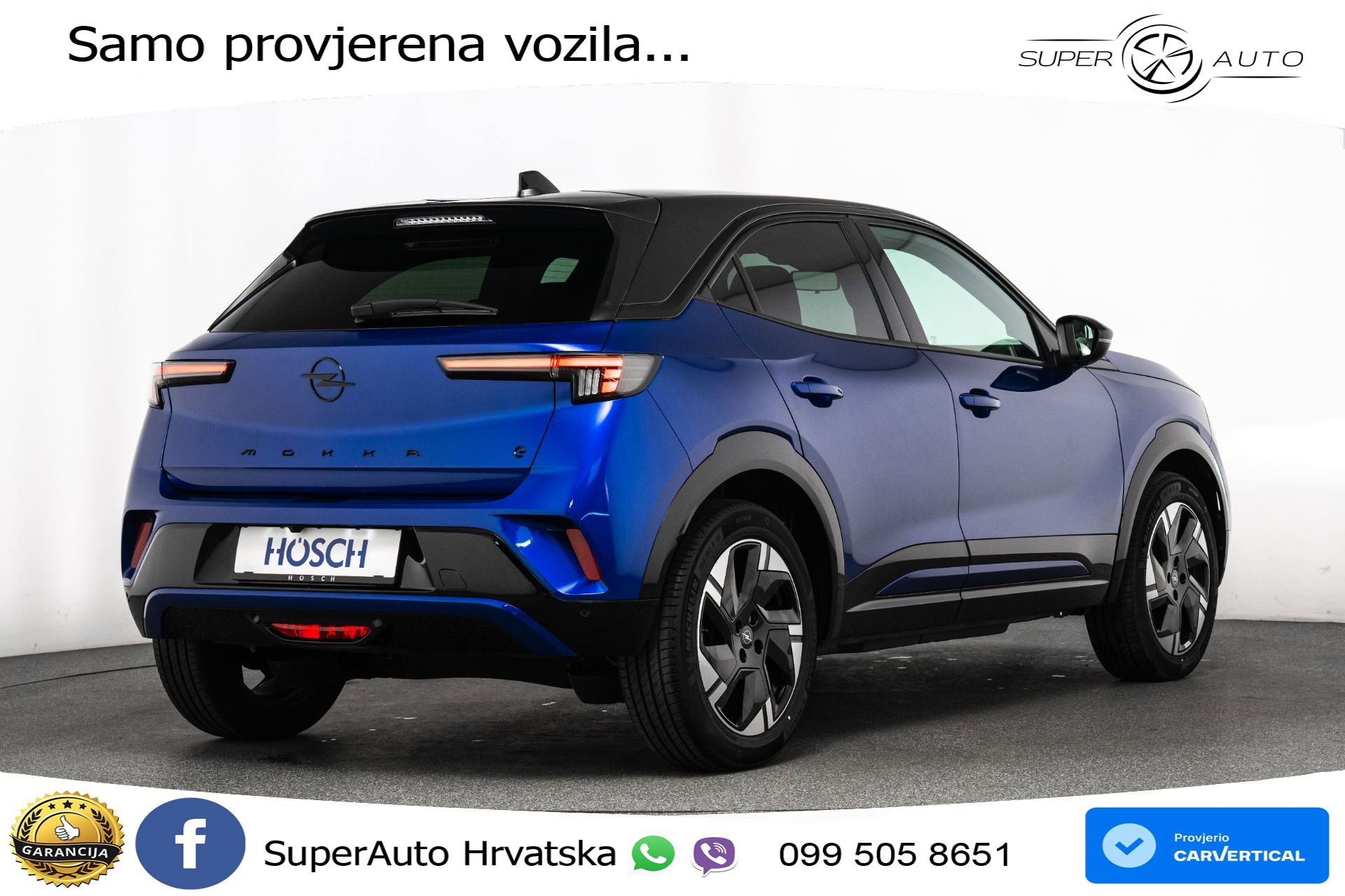 Opel Mokka-E 54 kWh Ultimate 136 KS, LED+KLIMA+KAM+VIRT+PDC