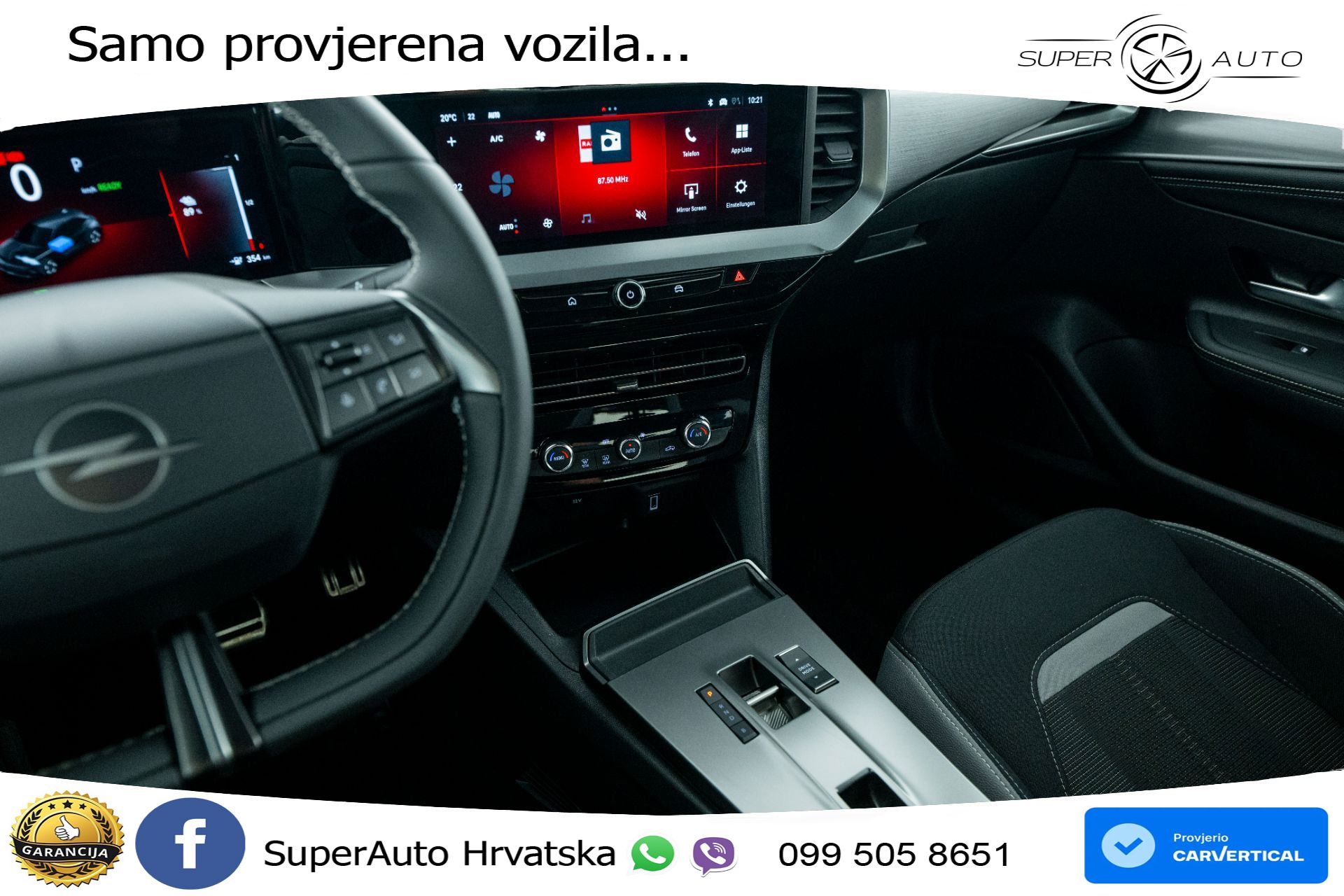 Opel Mokka-E 54 kWh Ultimate 136 KS, LED+KAM+PDC+VIRT