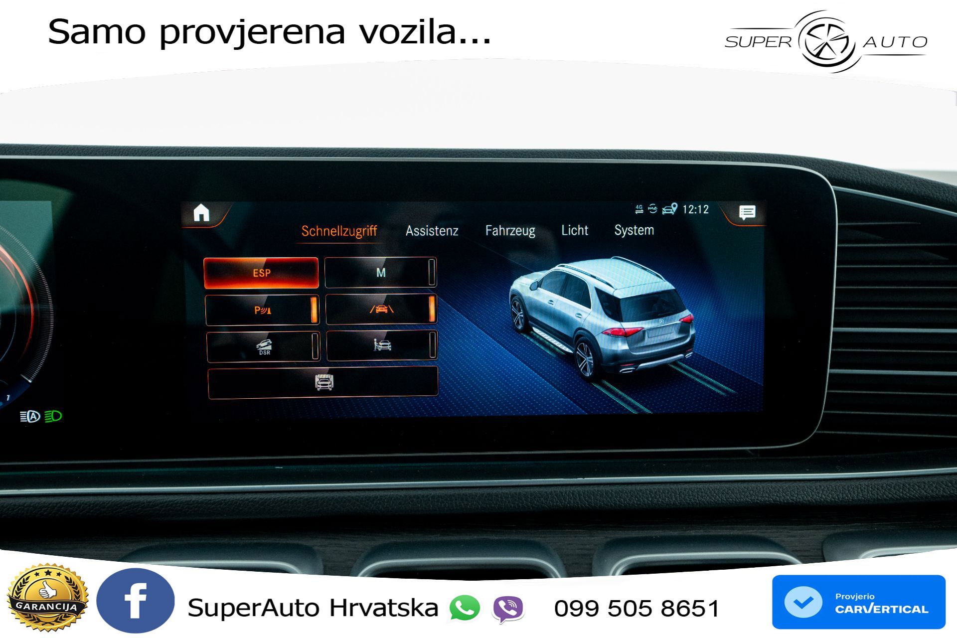 Mercedes GLE 350de 4M 9G-Tr. AMG Night 320 KS, LED+ZRAČNI+GR SJED+360+PDC+VIRT