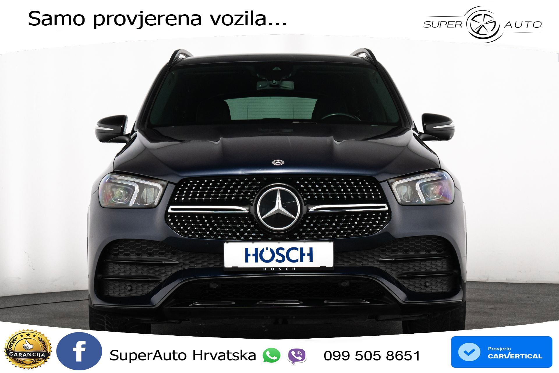 Mercedes GLE 350de 4M 9G-Tr. AMG Night 320 KS, LED+ZRAČNI+GR SJED+360+PDC+VIRT