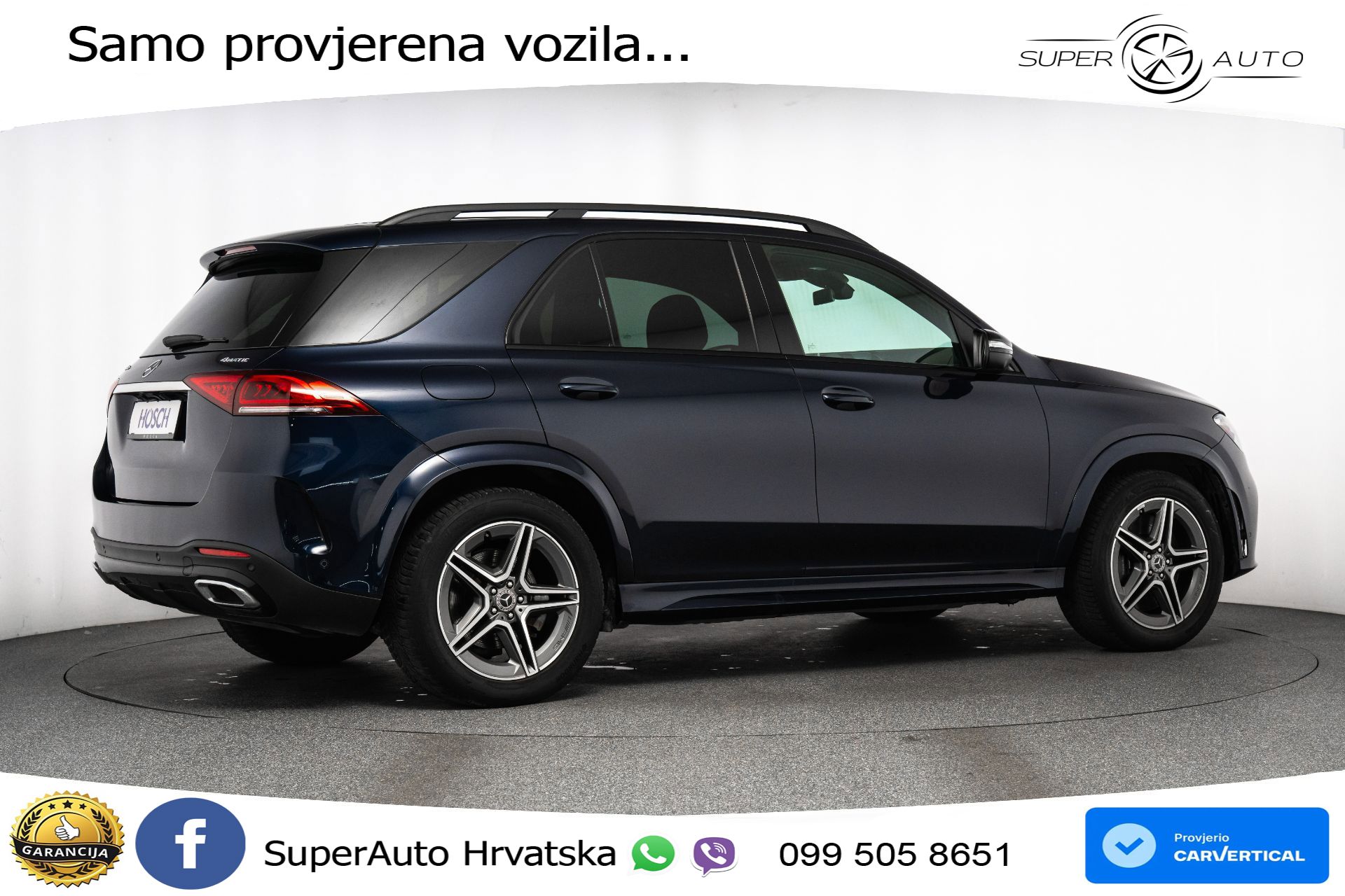 Mercedes GLE 350de 4M 9G-Tr. AMG Night 320 KS, LED+ZRAČNI+GR SJED+360+PDC+VIRT