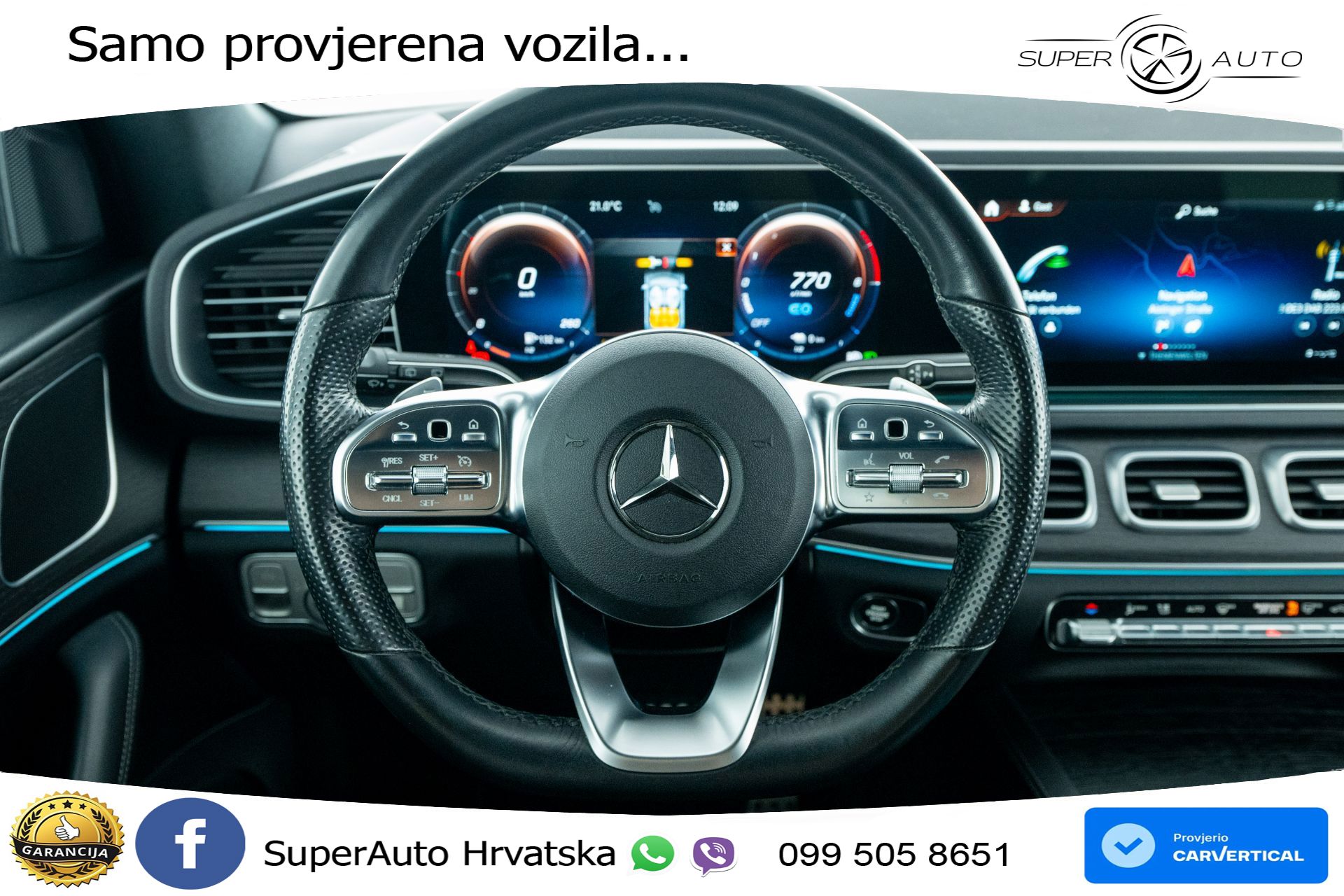 Mercedes GLE 350de 4M 9G-Tr. AMG Night 320 KS, LED+ZRAČNI+GR SJED+360+PDC+VIRT