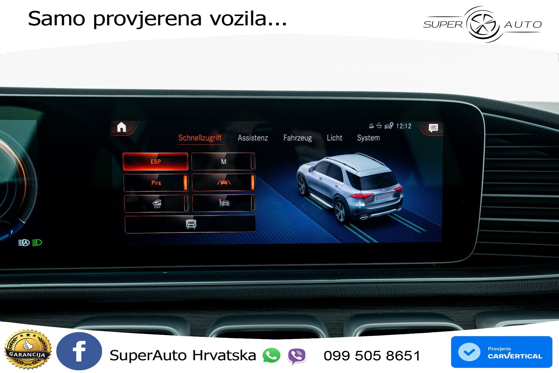 Mercedes GLE 350de 4M 9G-Tr. AMG Night 320 KS, LED+ZRAČNI+GR SJED+360+PDC+VIRT