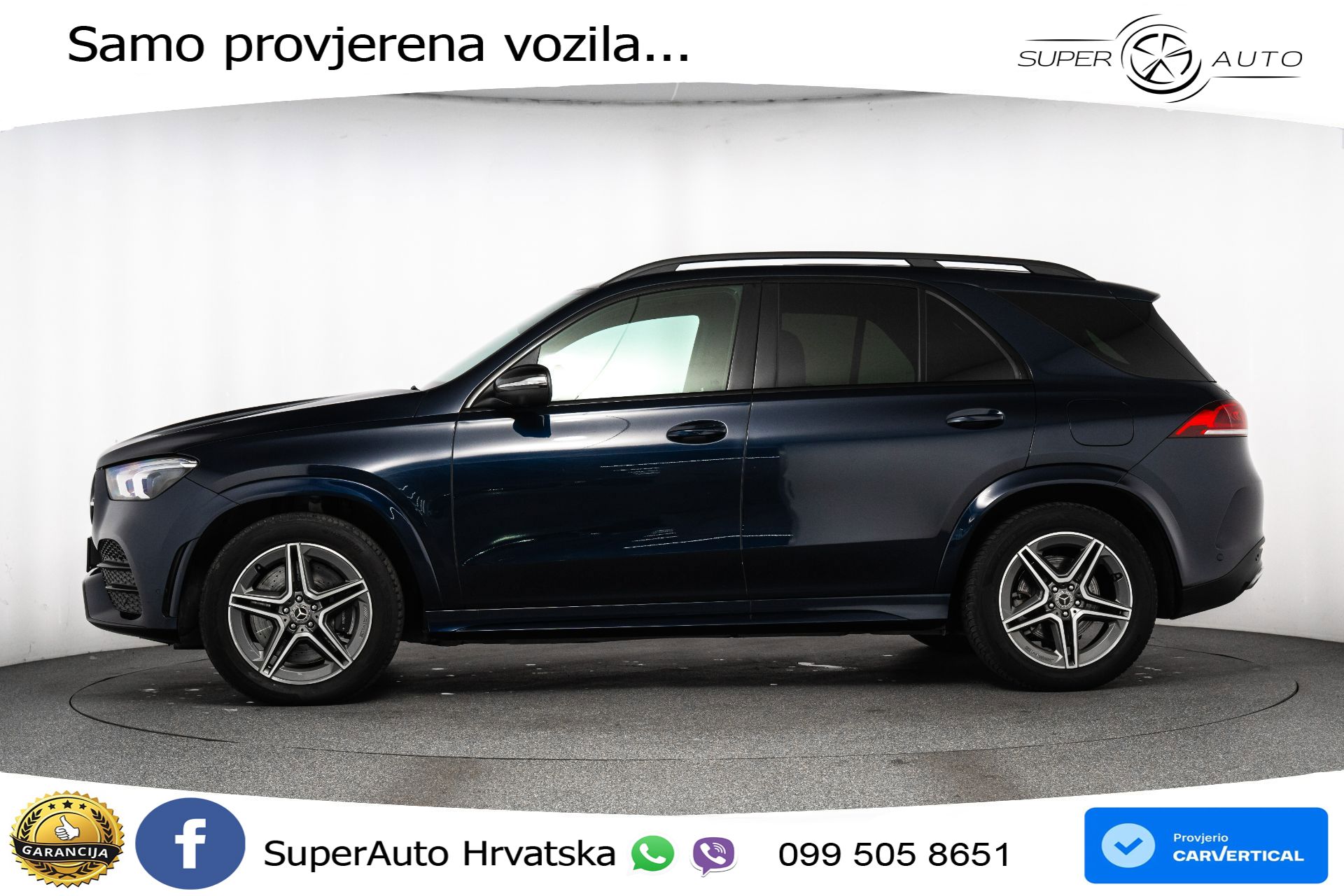 Mercedes GLE 350de 4M 9G-Tr. AMG Night 320 KS, LED+ZRAČNI+GR SJED+360+PDC+VIRT