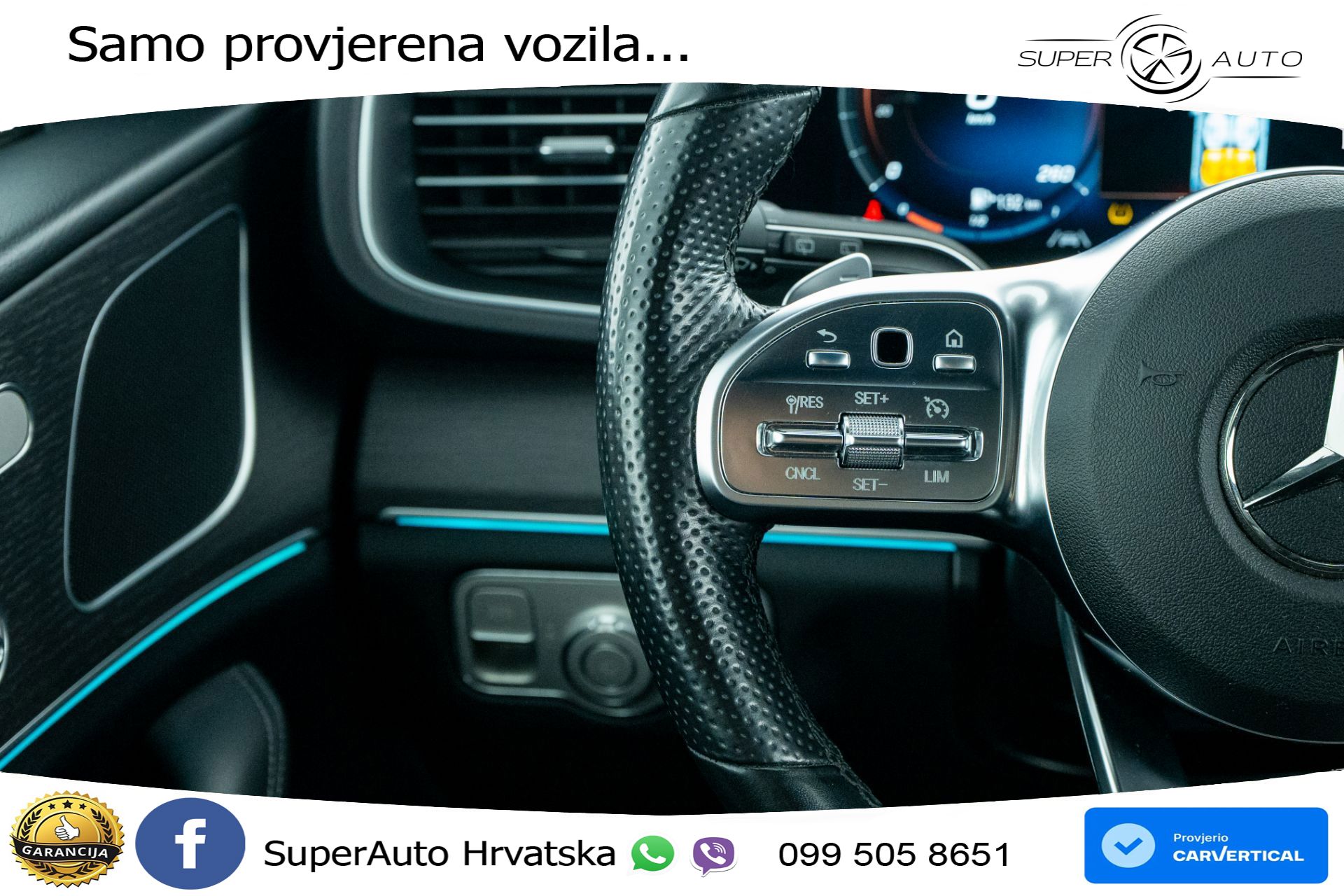Mercedes GLE 350de 4M 9G-Tr. AMG Night 320 KS, LED+ZRAČNI+GR SJED+360+PDC+VIRT