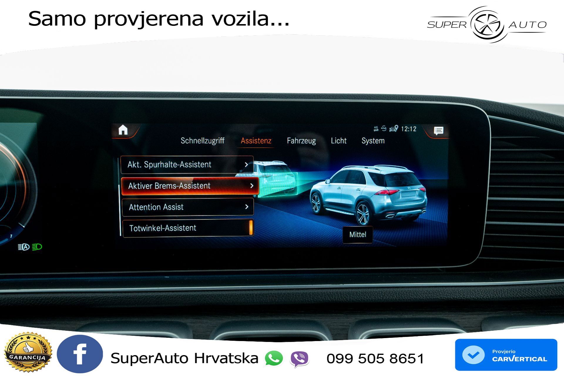 Mercedes GLE 350de 4M 9G-Tr. AMG Night 320 KS, LED+ZRAČNI+GR SJED+360+PDC+VIRT