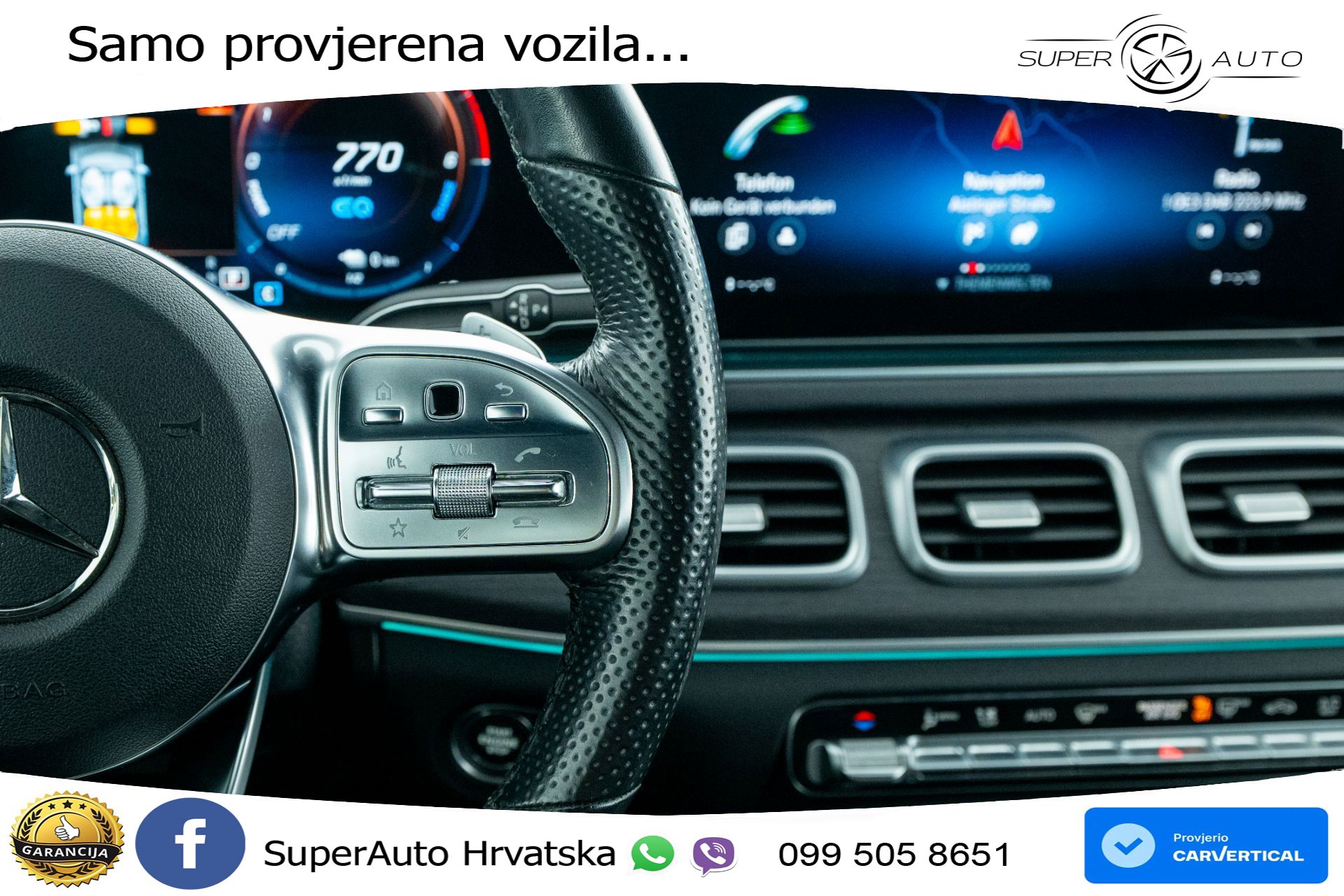 Mercedes GLE 350de 4M 9G-Tr. AMG Night 320 KS, LED+ZRAČNI+GR SJED+360+PDC+VIRT