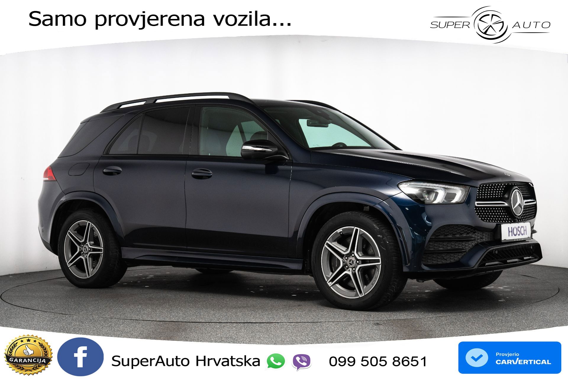 Mercedes GLE 350de 4M 9G-Tr. AMG Night 320 KS, LED+ZRAČNI+GR SJED+360+PDC+VIRT
