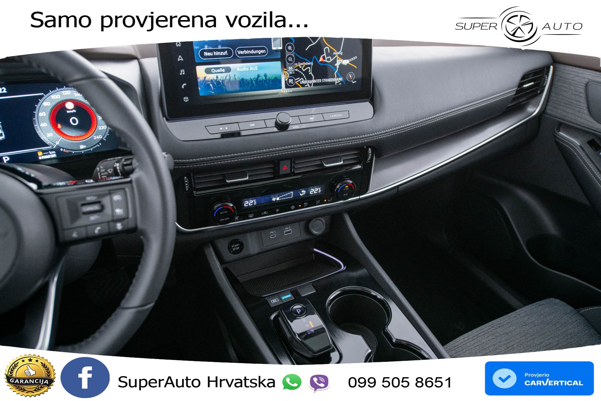Nissan X-Trail 1.5 VC-T Aut. N-Connecta 204 KS, ACC+360+NAVI+VIRT+PDC