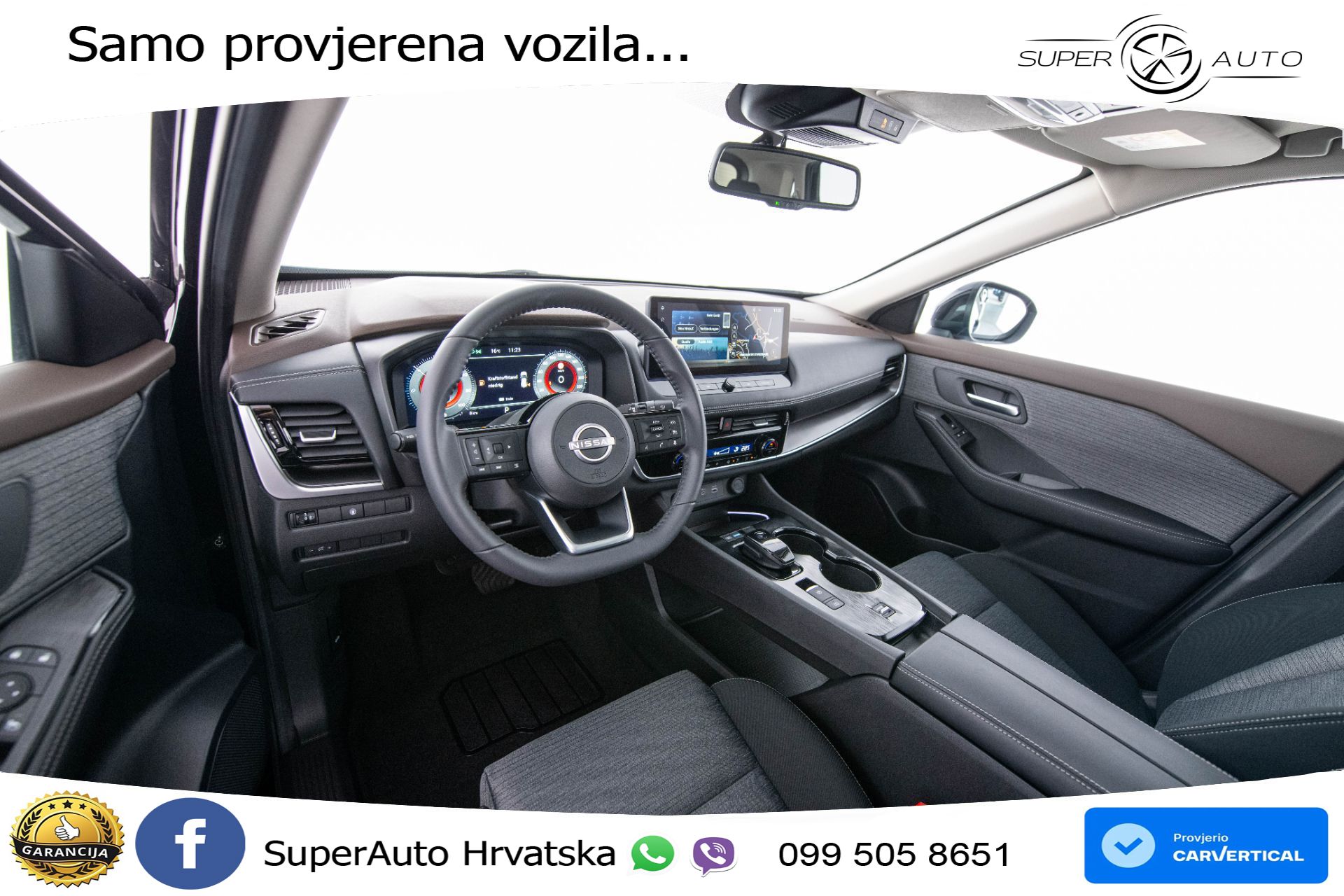 Nissan X-Trail 1.5 VC-T Aut. N-Connecta 204 KS, ACC+360+NAVI+VIRT+PDC