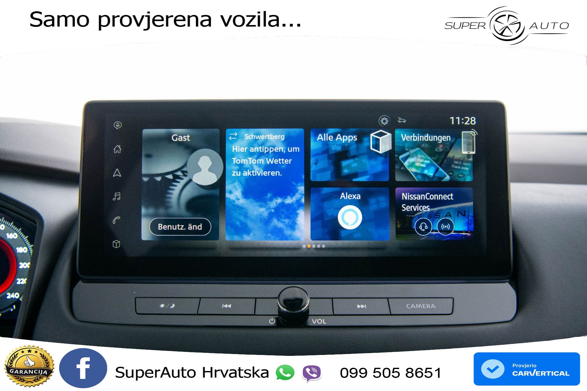 Nissan X-Trail 1.5 VC-T Aut. N-Connecta 204 KS, ACC+360+NAVI+VIRT+PDC