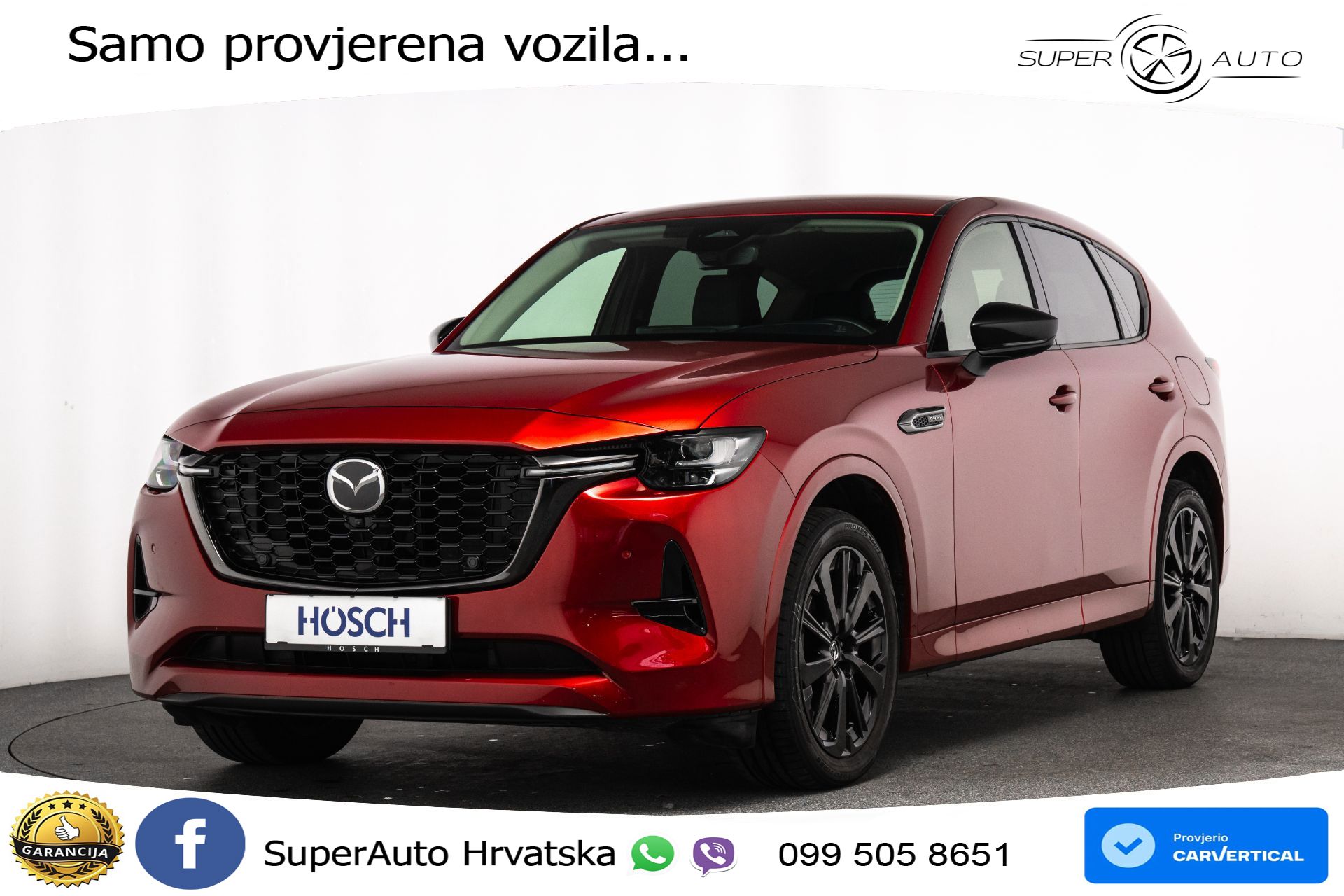 Mazda CX-60 2.5 e-Skyactiv AWD Aut. 328 KS, LED+ACC+GR SJED+360+BOSE+VIRT