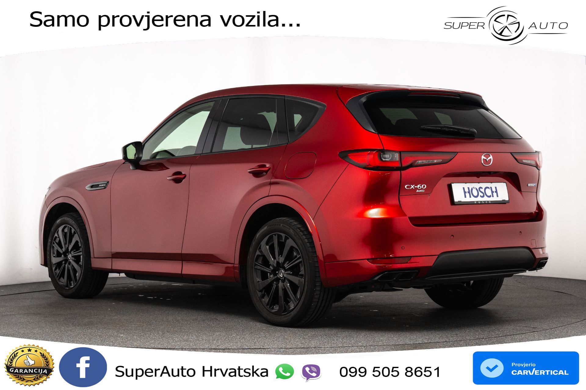 Mazda CX-60 2.5 e-Skyactiv AWD Aut. 328 KS, LED+ACC+GR SJED+360+BOSE+VIRT