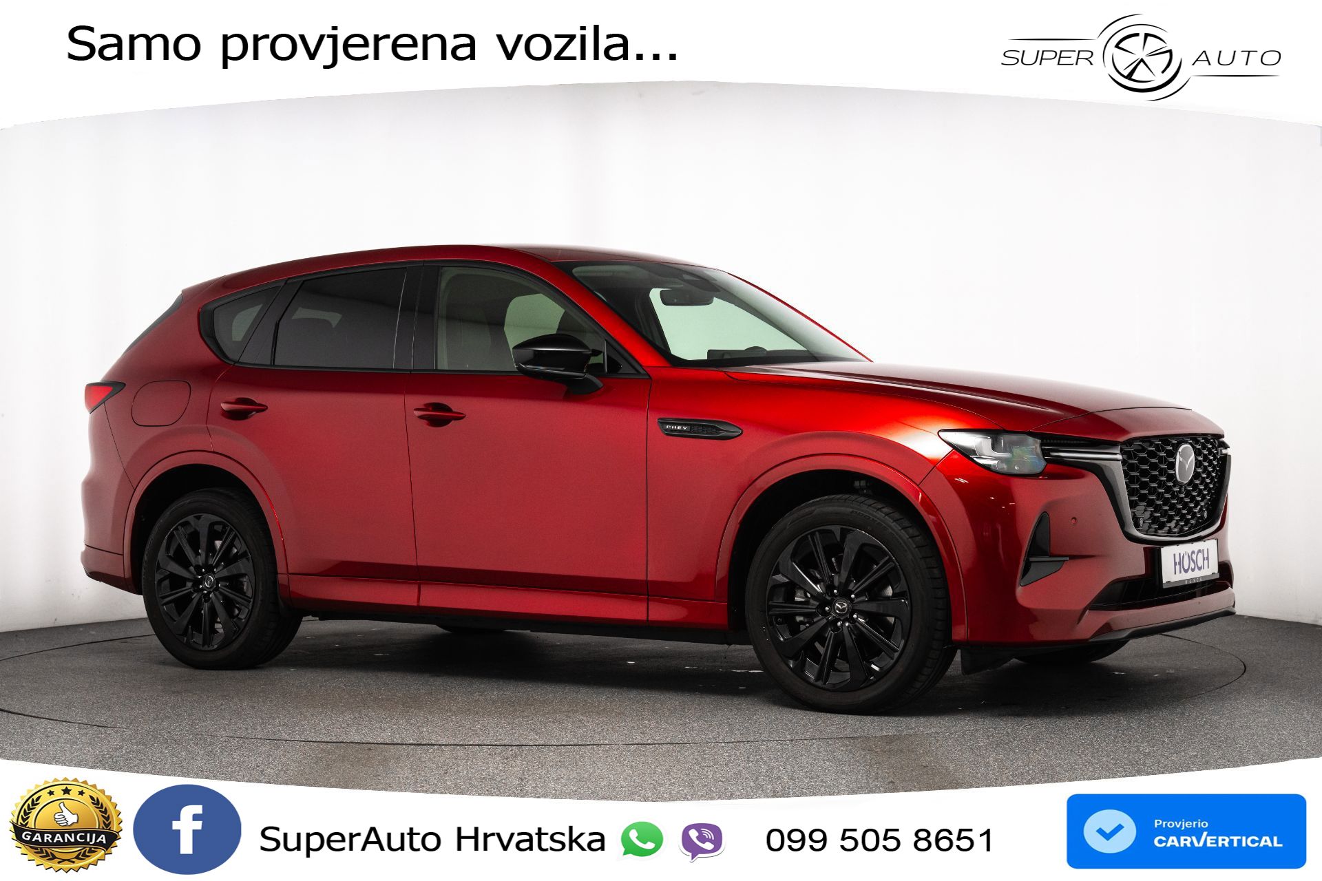 Mazda CX-60 2.5 e-Skyactiv AWD Aut. 328 KS, LED+ACC+GR SJED+360+BOSE+VIRT