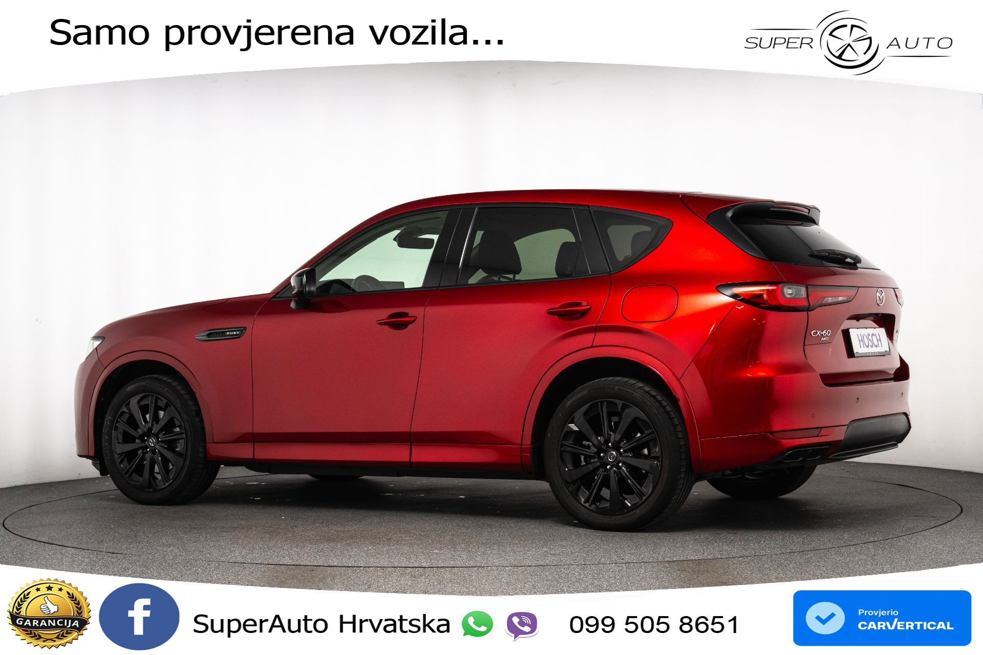 Mazda CX-60 2.5 e-Skyactiv AWD Aut. 328 KS, LED+ACC+GR SJED+360+BOSE+VIRT