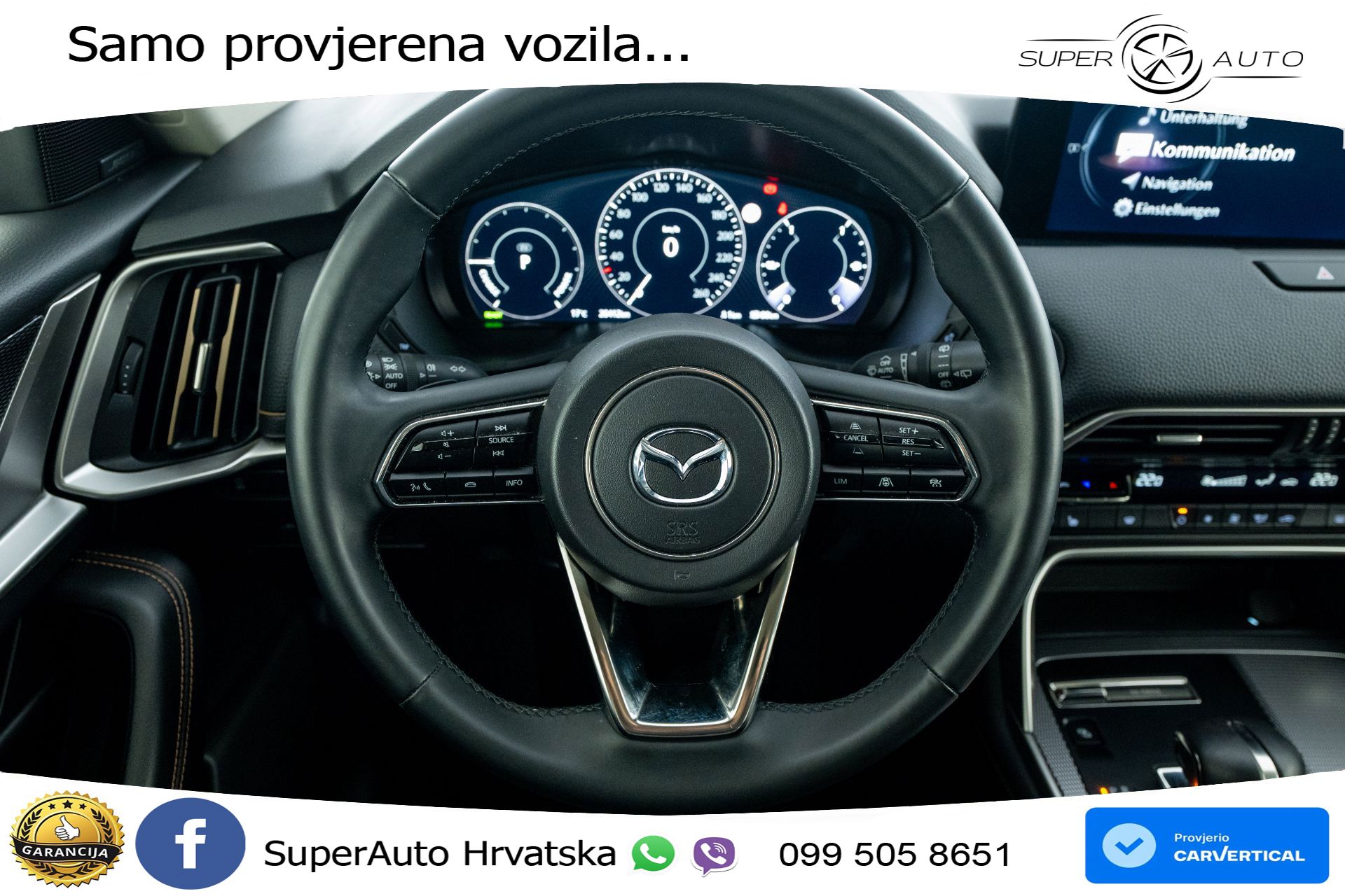 Mazda CX-60 2.5 e-Skyactiv AWD Aut. 328 KS, LED+ACC+GR SJED+360+BOSE+VIRT