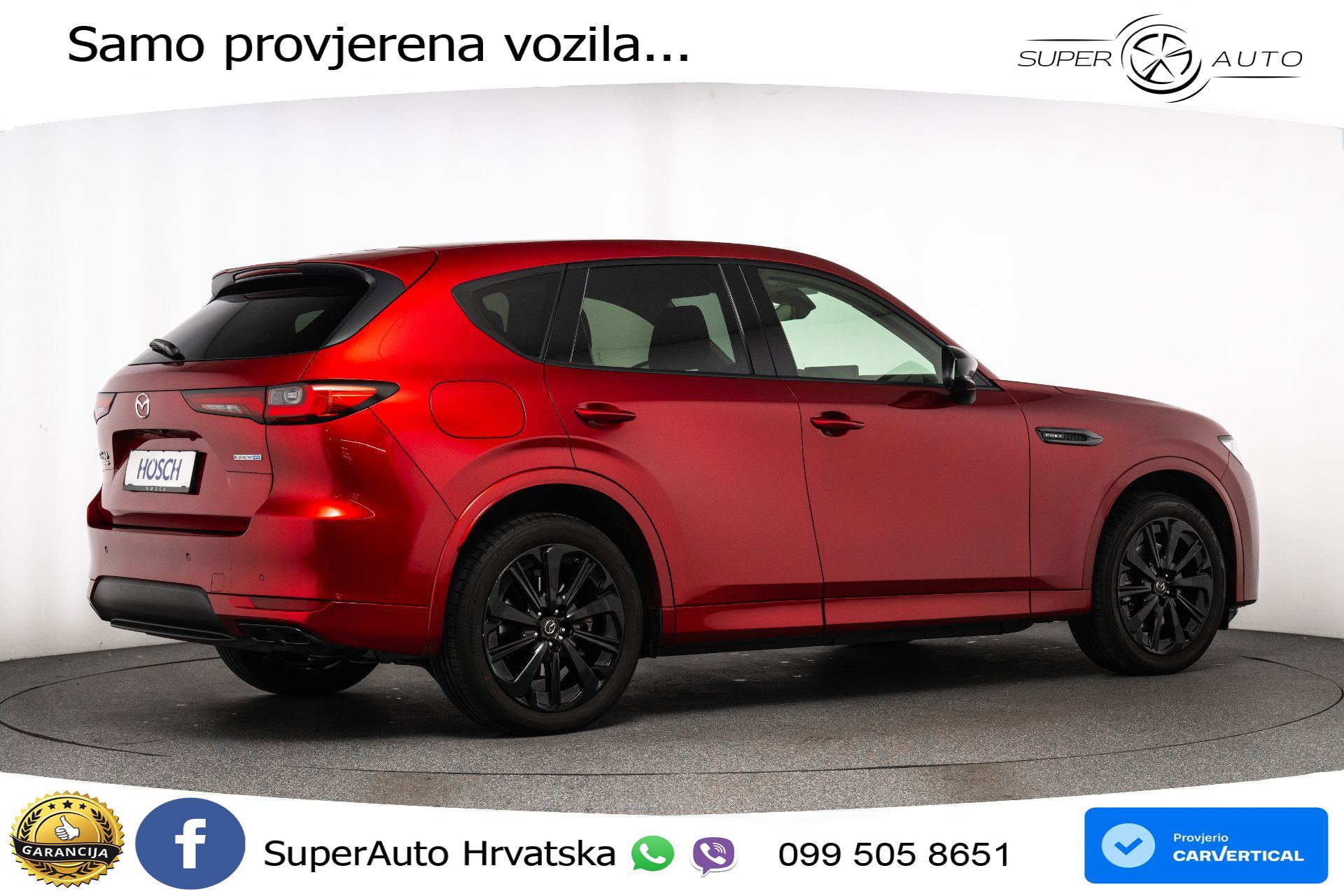 Mazda CX-60 2.5 e-Skyactiv AWD Aut. 328 KS, LED+ACC+GR SJED+360+BOSE+VIRT