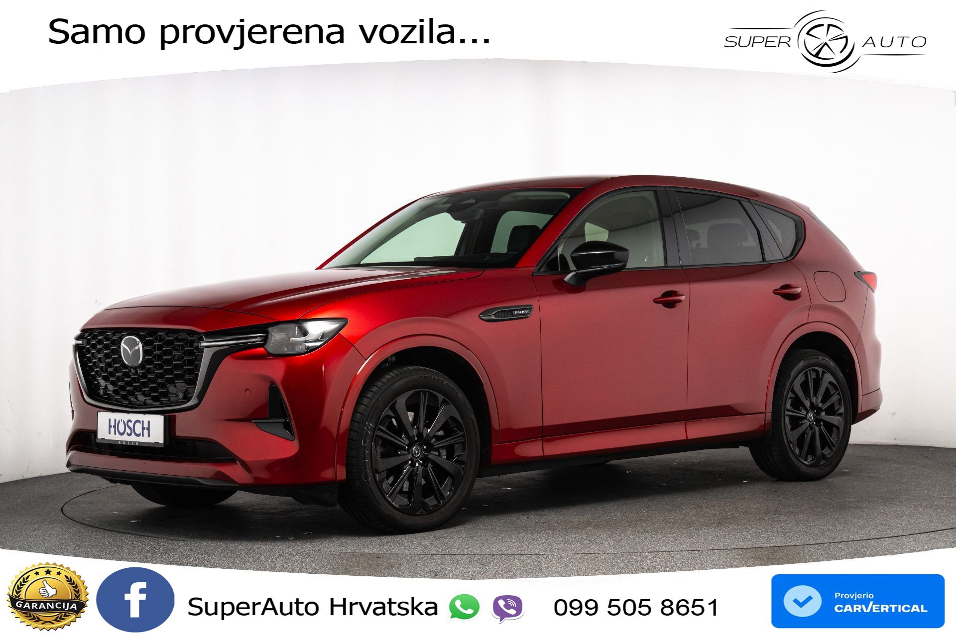 Mazda CX-60 2.5 e-Skyactiv AWD Aut. 328 KS, LED+ACC+GR SJED+360+BOSE+VIRT
