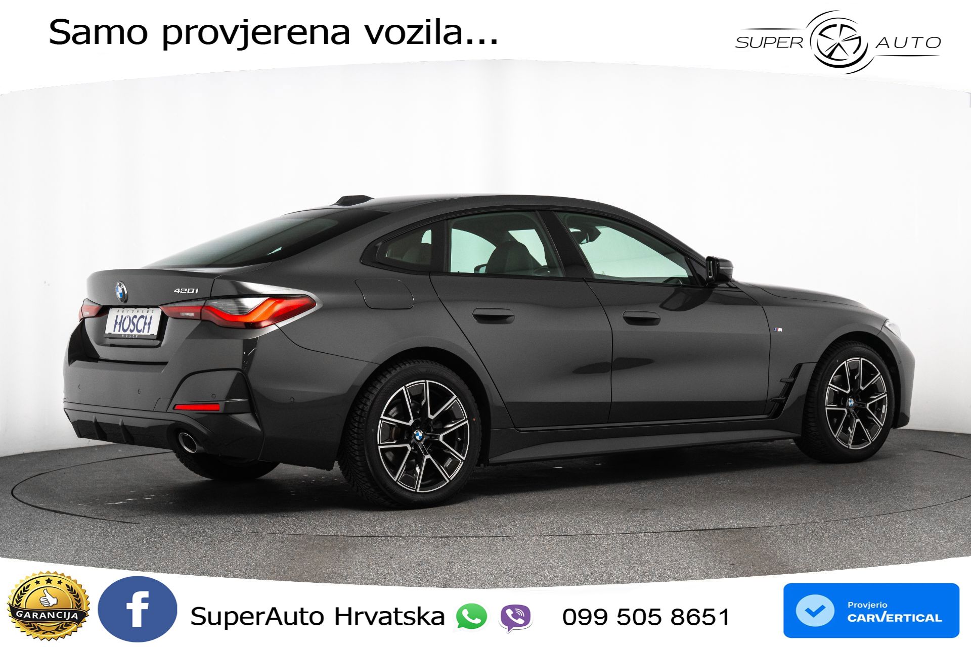 BMW 420i GC Steptronic M Sport 184 KS, LED+ACC+KAM+VIRT+PDC
