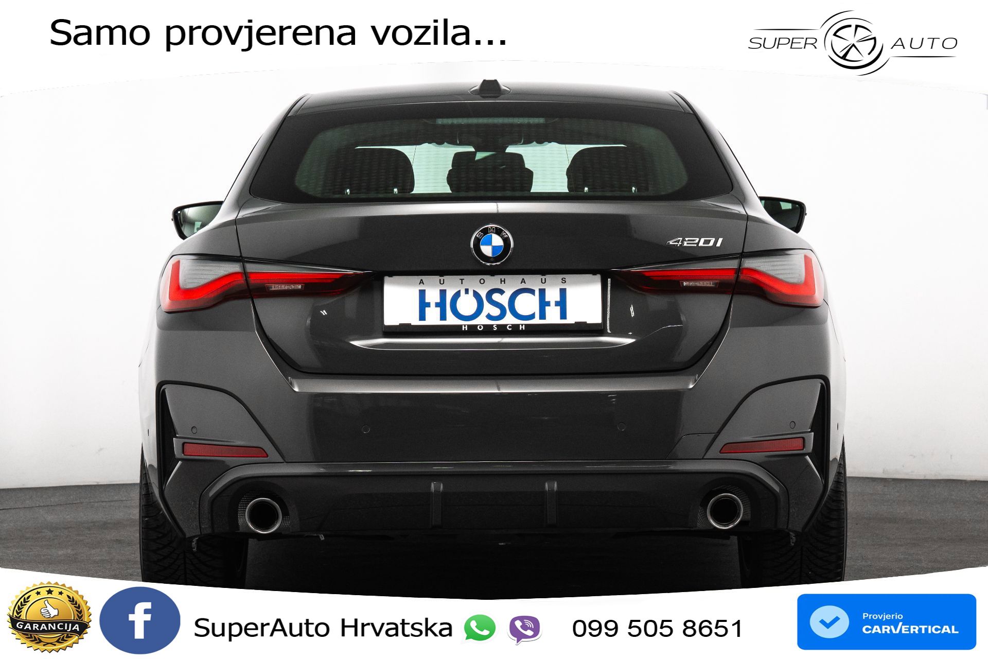 BMW 420i GC Steptronic M Sport 184 KS, LED+ACC+KAM+VIRT+PDC