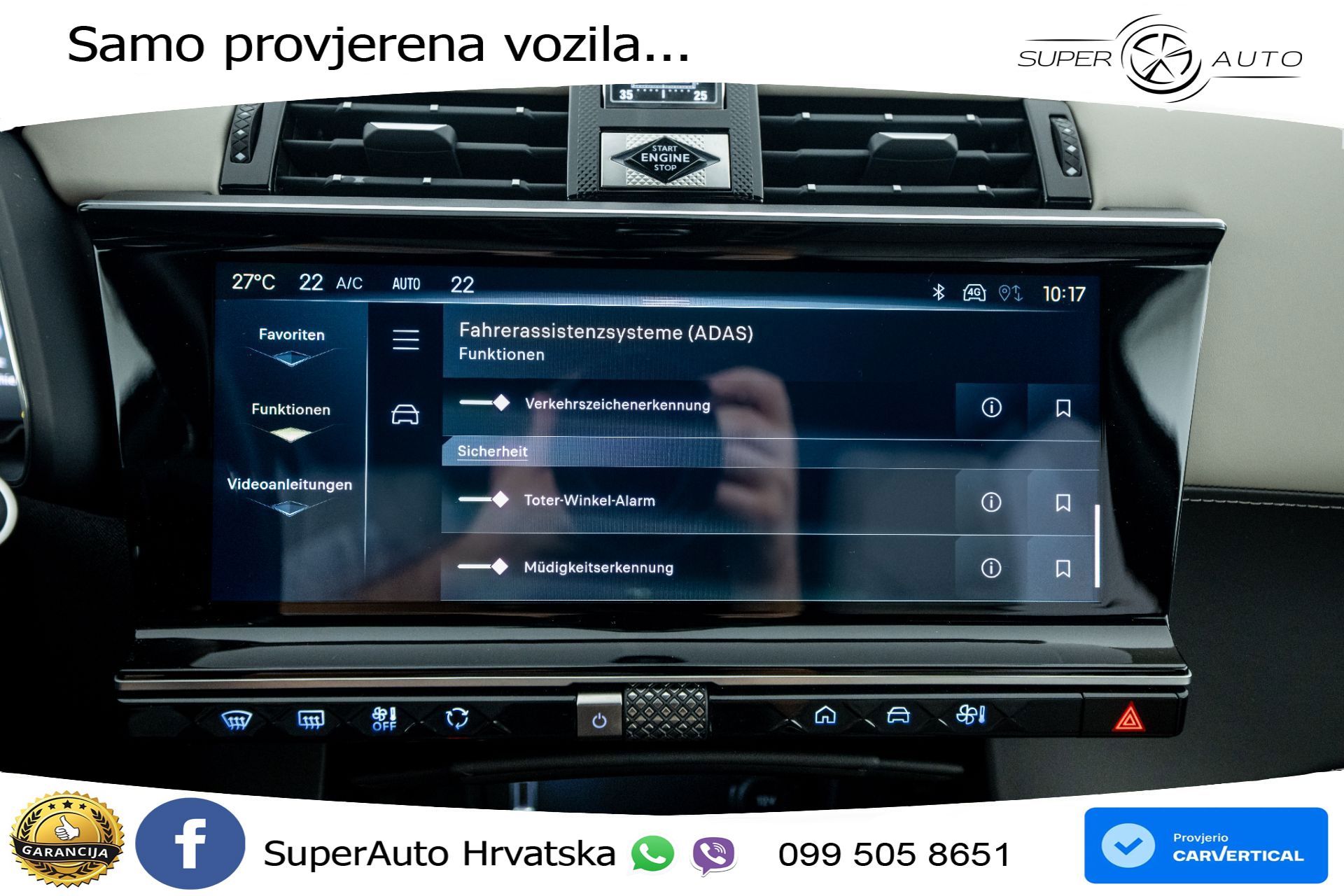 DS 7 Crossback 1.5 BlueHDi Aut. Esprit de Voyage 131 KS, LED+TEM+GR SJED+KAM+PDC
