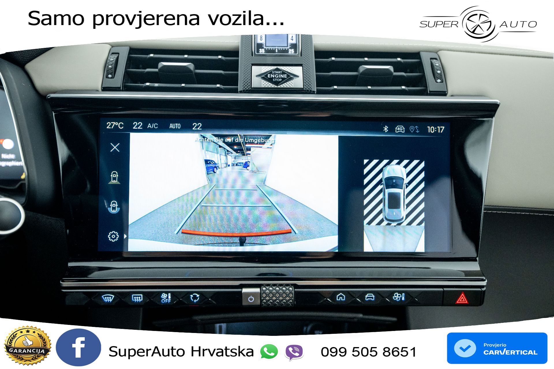 DS 7 Crossback 1.5 BlueHDi Aut. Esprit de Voyage 131 KS, LED+TEM+GR SJED+KAM+PDC