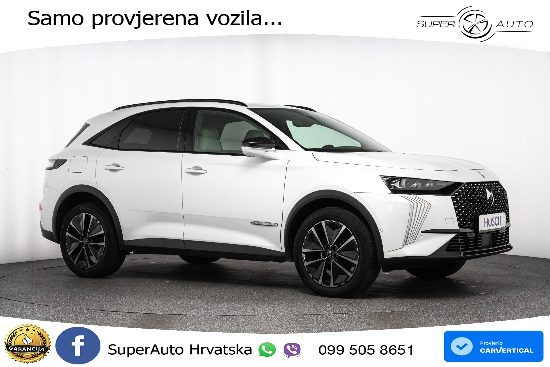 DS 7 Crossback 1.5 BlueHDi Aut. Esprit de Voyage 131 KS, LED+TEM+GR SJED+KAM+PDC
