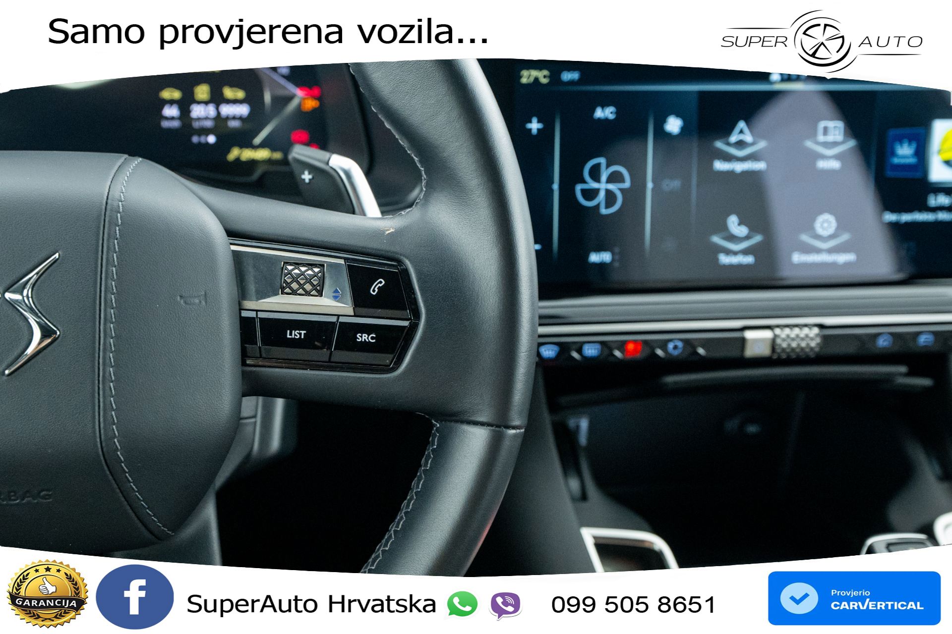 DS 7 Crossback 1.5 BlueHDi Aut. Esprit de Voyage 131 KS, LED+TEM+GR SJED+KAM+PDC