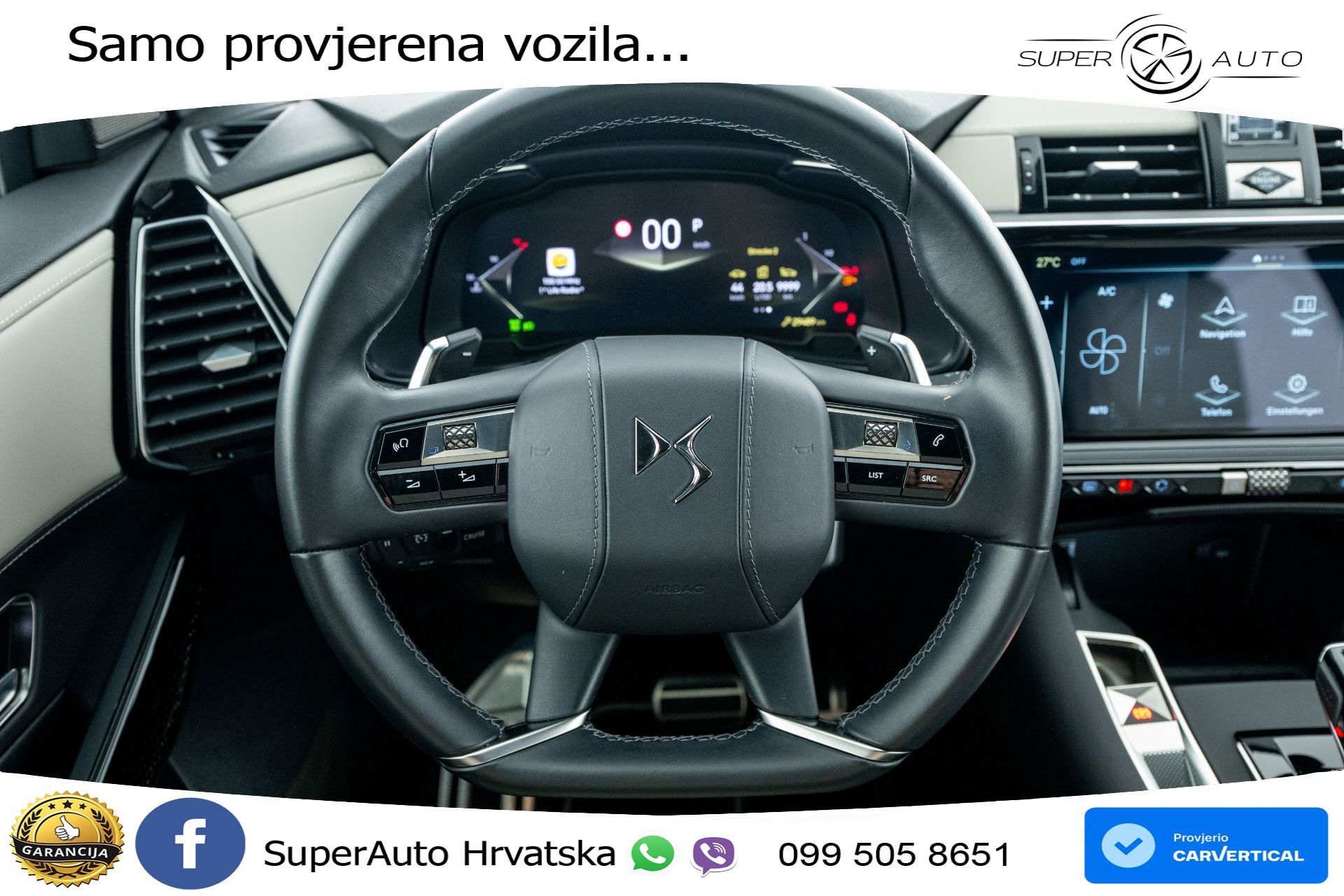 DS 7 Crossback 1.5 BlueHDi Aut. Esprit de Voyage 131 KS, LED+TEM+GR SJED+KAM+PDC