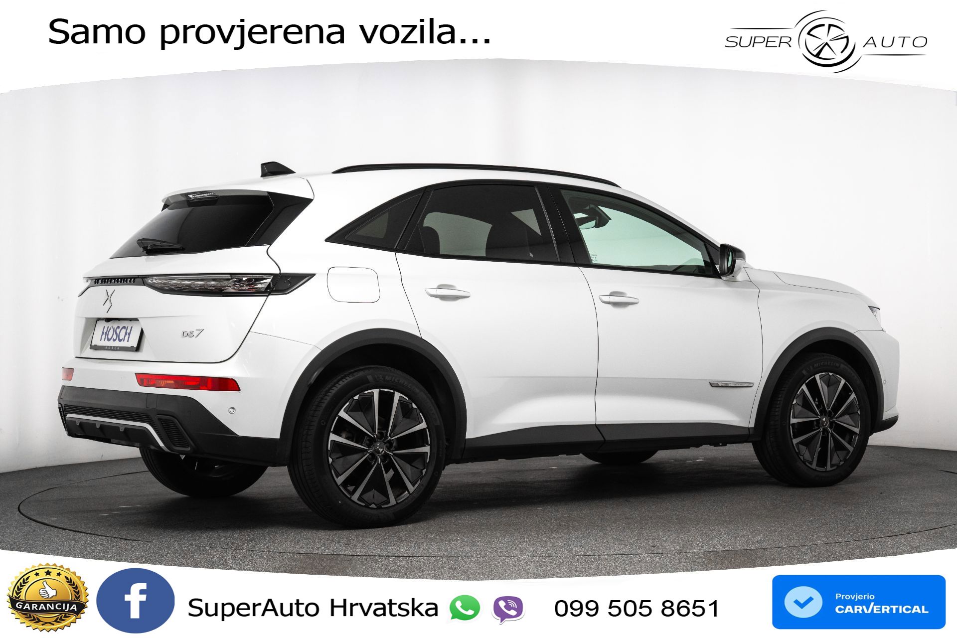 DS 7 Crossback 1.5 BlueHDi Aut. Esprit de Voyage 131 KS, LED+TEM+GR SJED+KAM+PDC