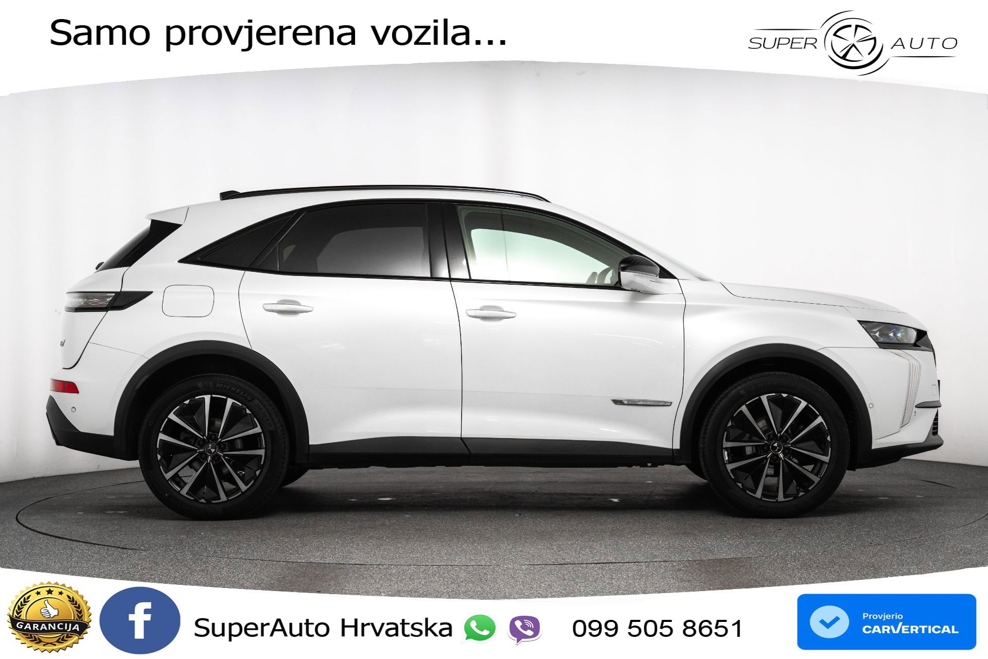 DS 7 Crossback 1.5 BlueHDi Aut. Esprit de Voyage 131 KS, LED+TEM+GR SJED+KAM+PDC